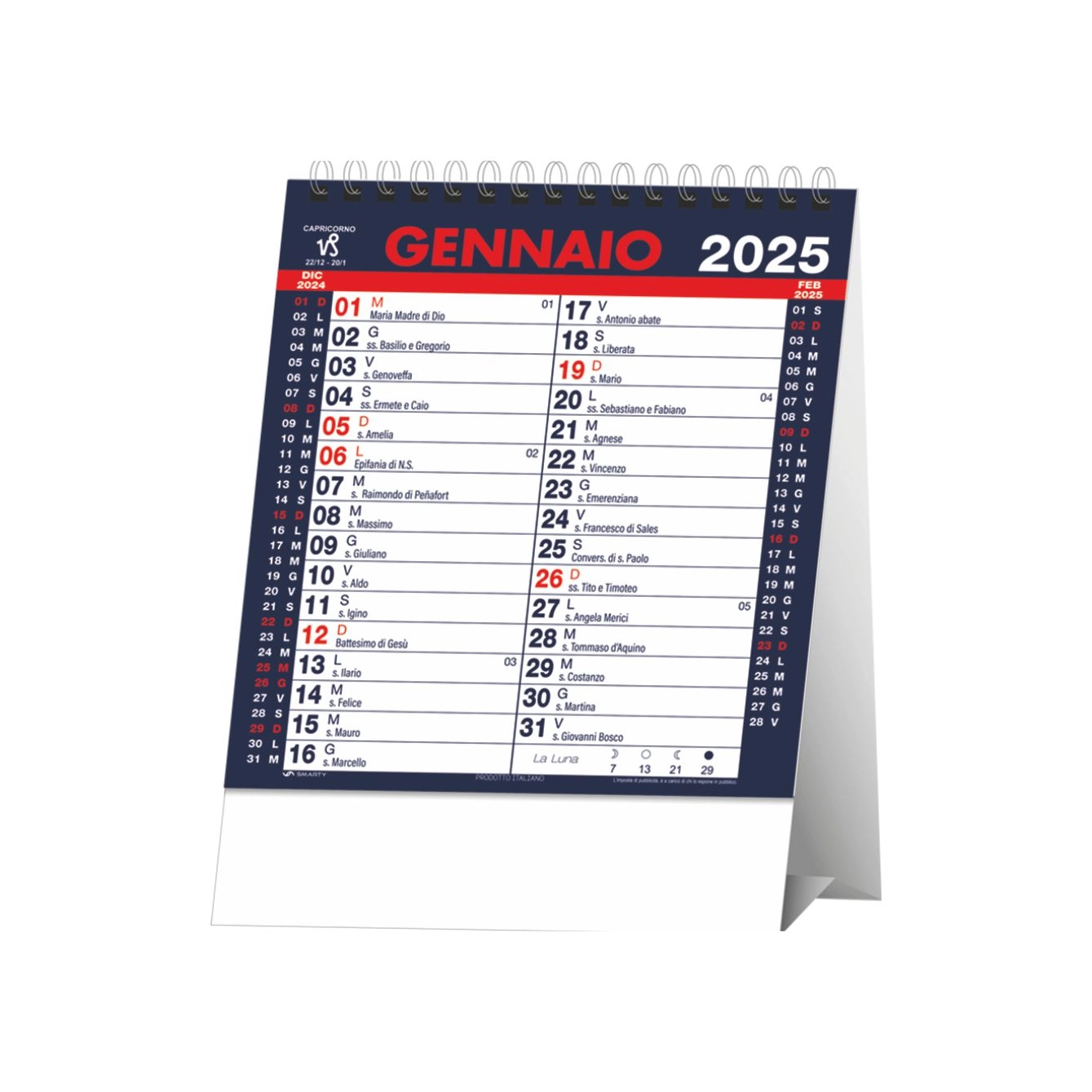 Immagine H/26 Calendario Color Desk