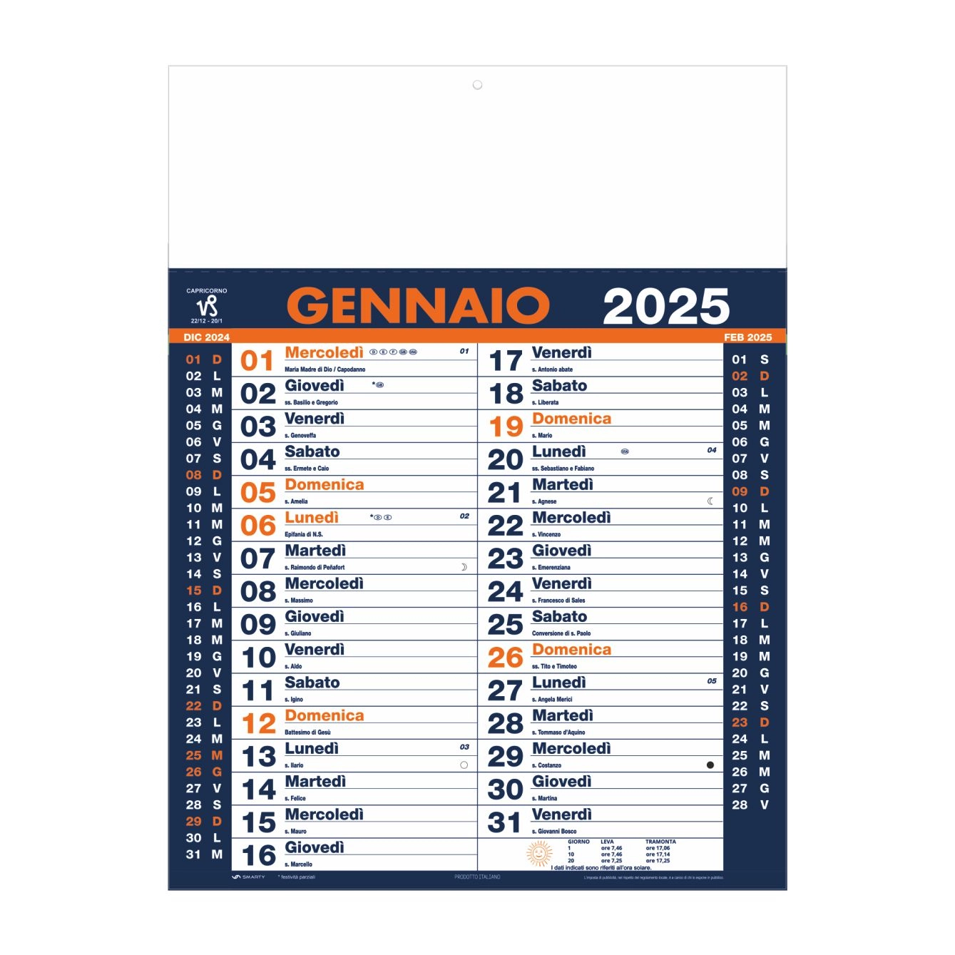 Immagine B/99 Calendario Mediocolor