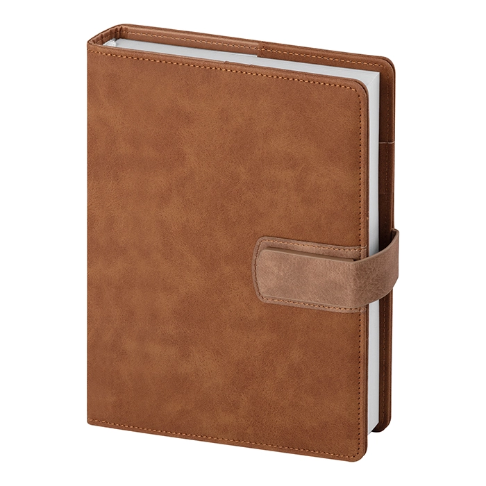 Immagine Agenda portafoglio in ecopelle, giornaliera 16,5x22 cm