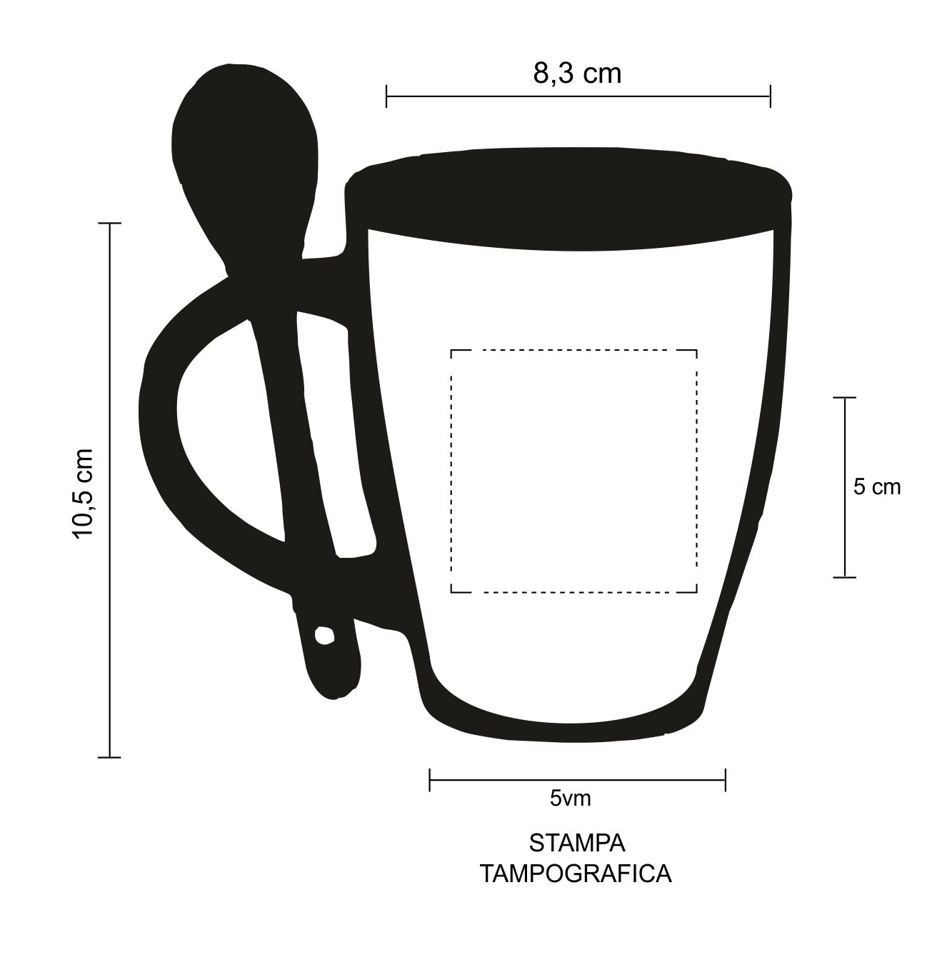 Immagine 7077 Spoon - Tazza