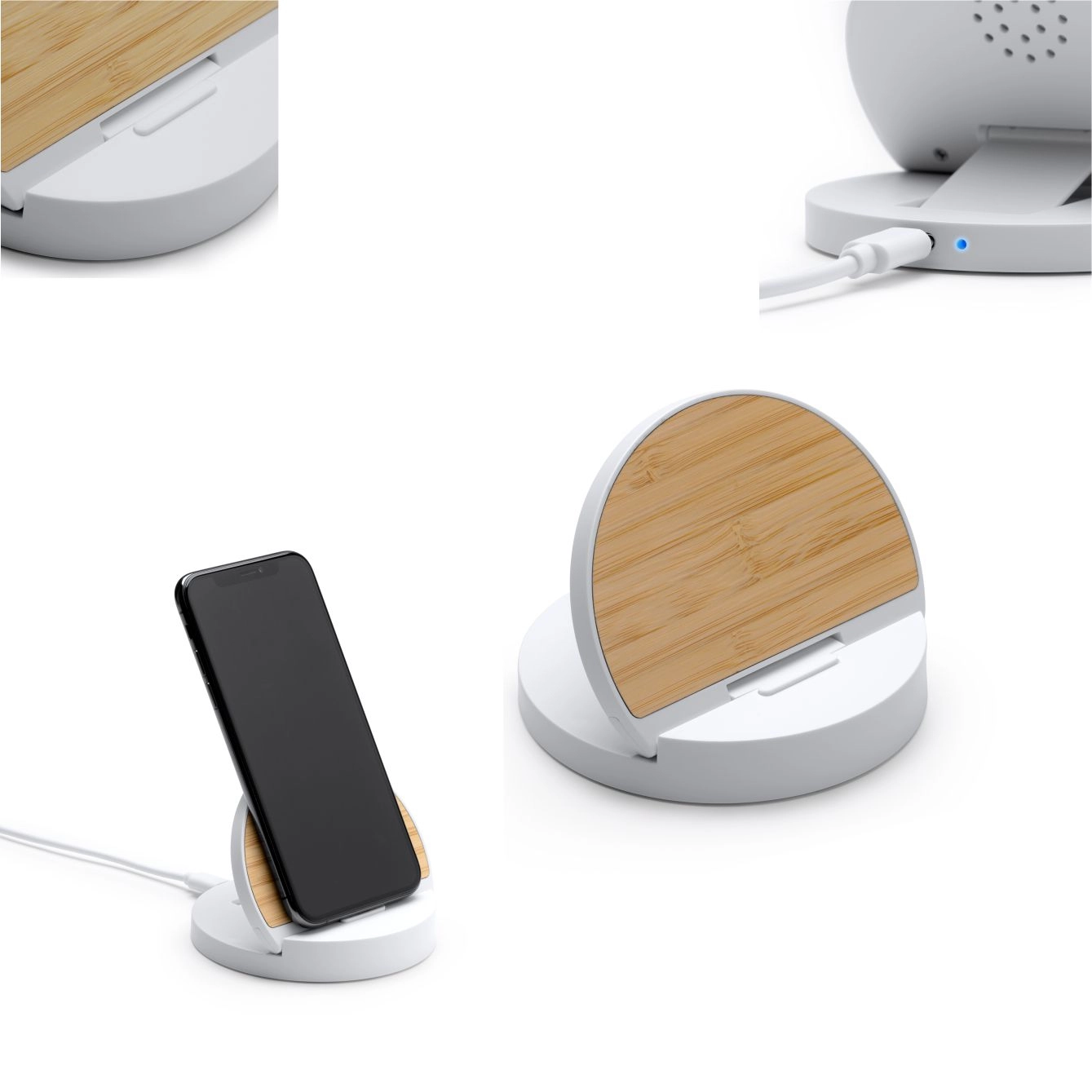 Immagine 6120 Dino - Caricabatteria In Bamboo E ABS