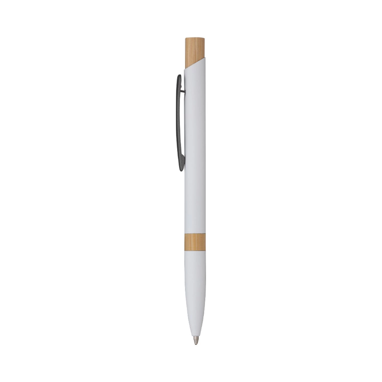 Immagine 5699 Elia - Penna Sfera Soft Touch In Alluminio E Bamboo