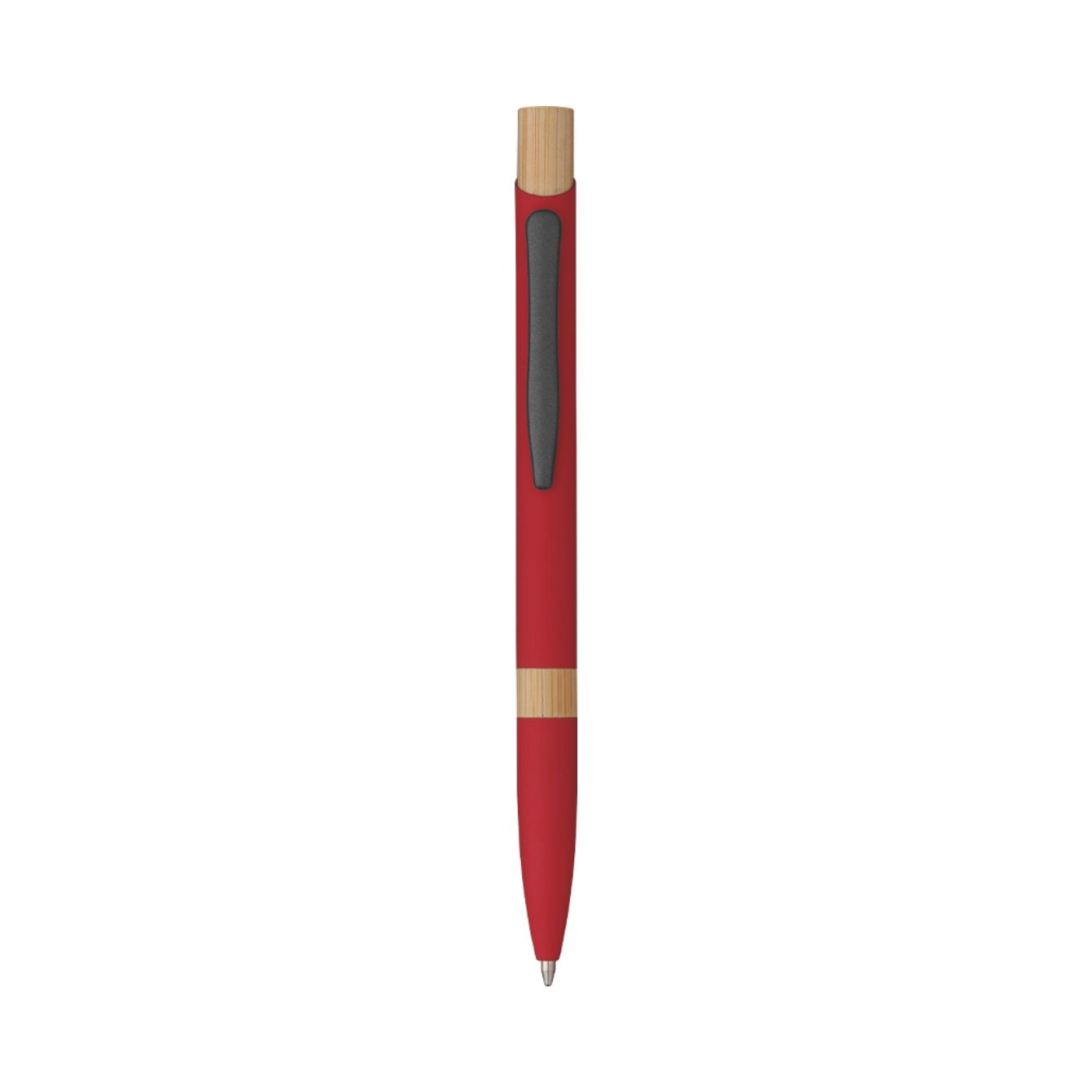 Immagine 5699 Elia - Penna Sfera Soft Touch In Alluminio E Bamboo