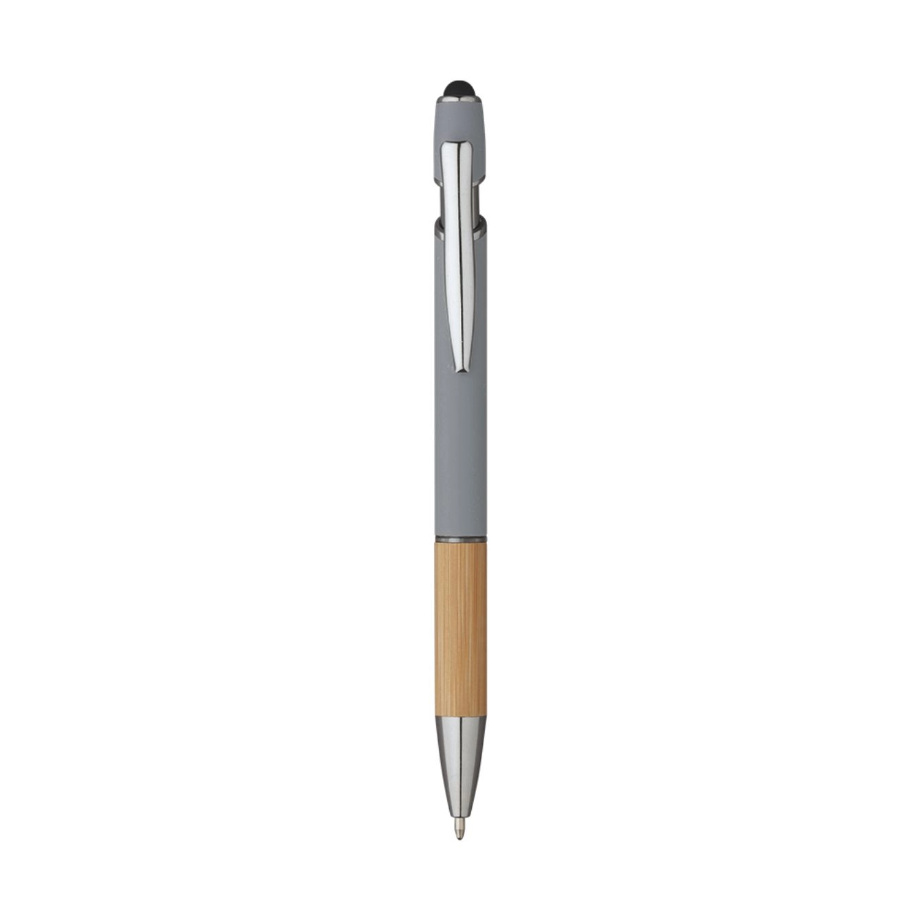 Immagine 5698 Iris - Penna Sfera Soft Touch In Alluminio E Bamboo