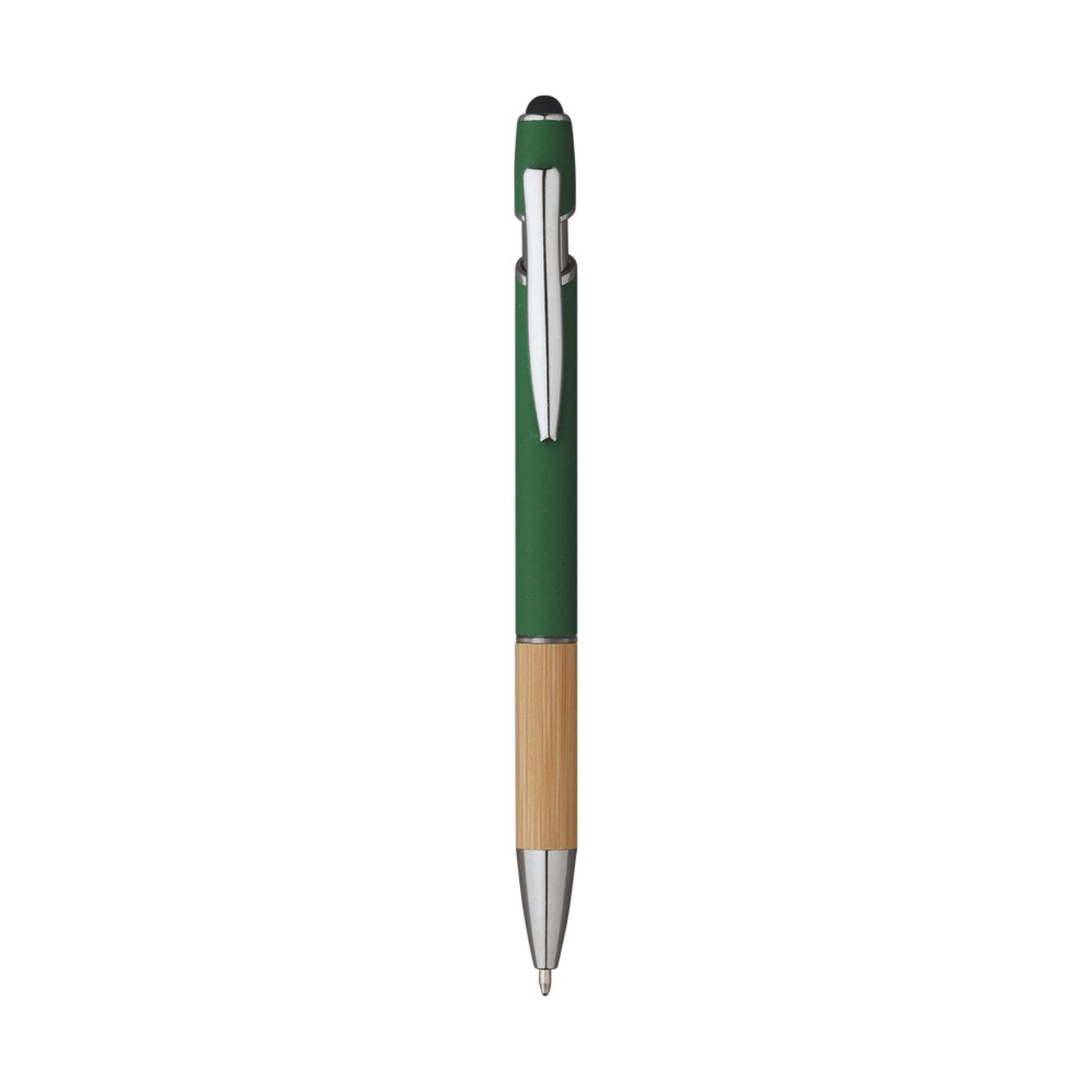 Immagine 5698 Iris - Penna Sfera Soft Touch In Alluminio E Bamboo