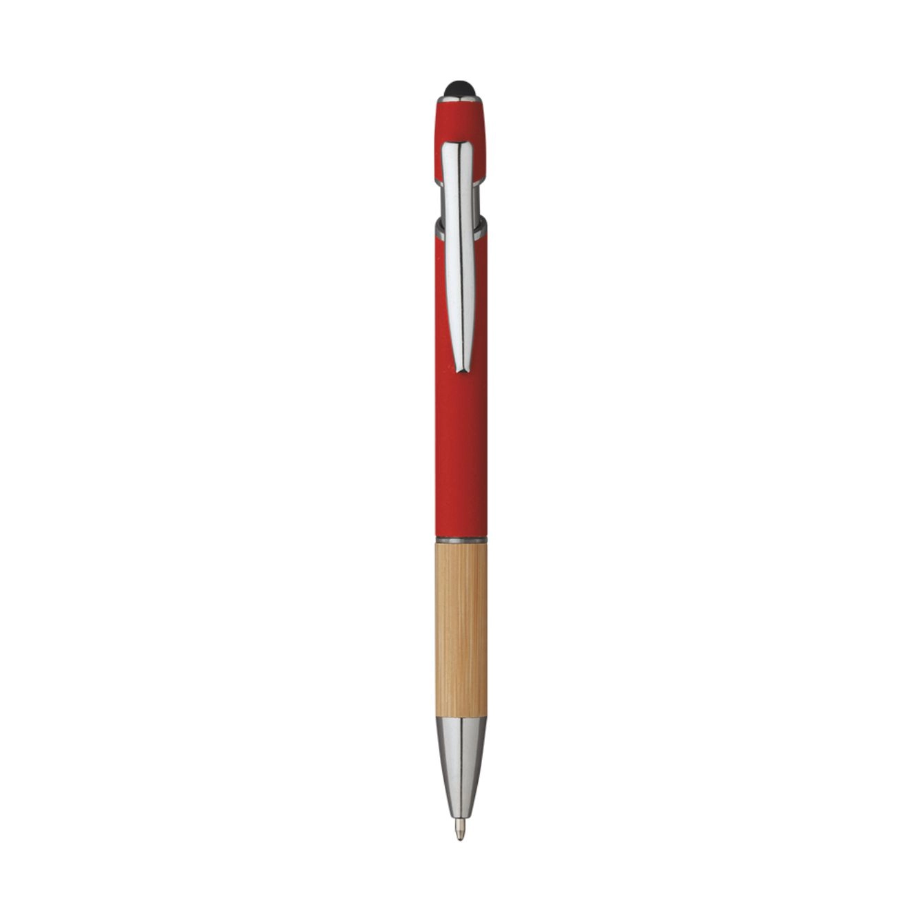 Immagine 5698 Iris - Penna Sfera Soft Touch In Alluminio E Bamboo