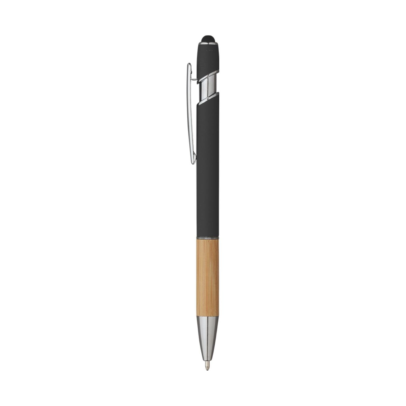 Immagine 5698 Iris - Penna Sfera Soft Touch In Alluminio E Bamboo