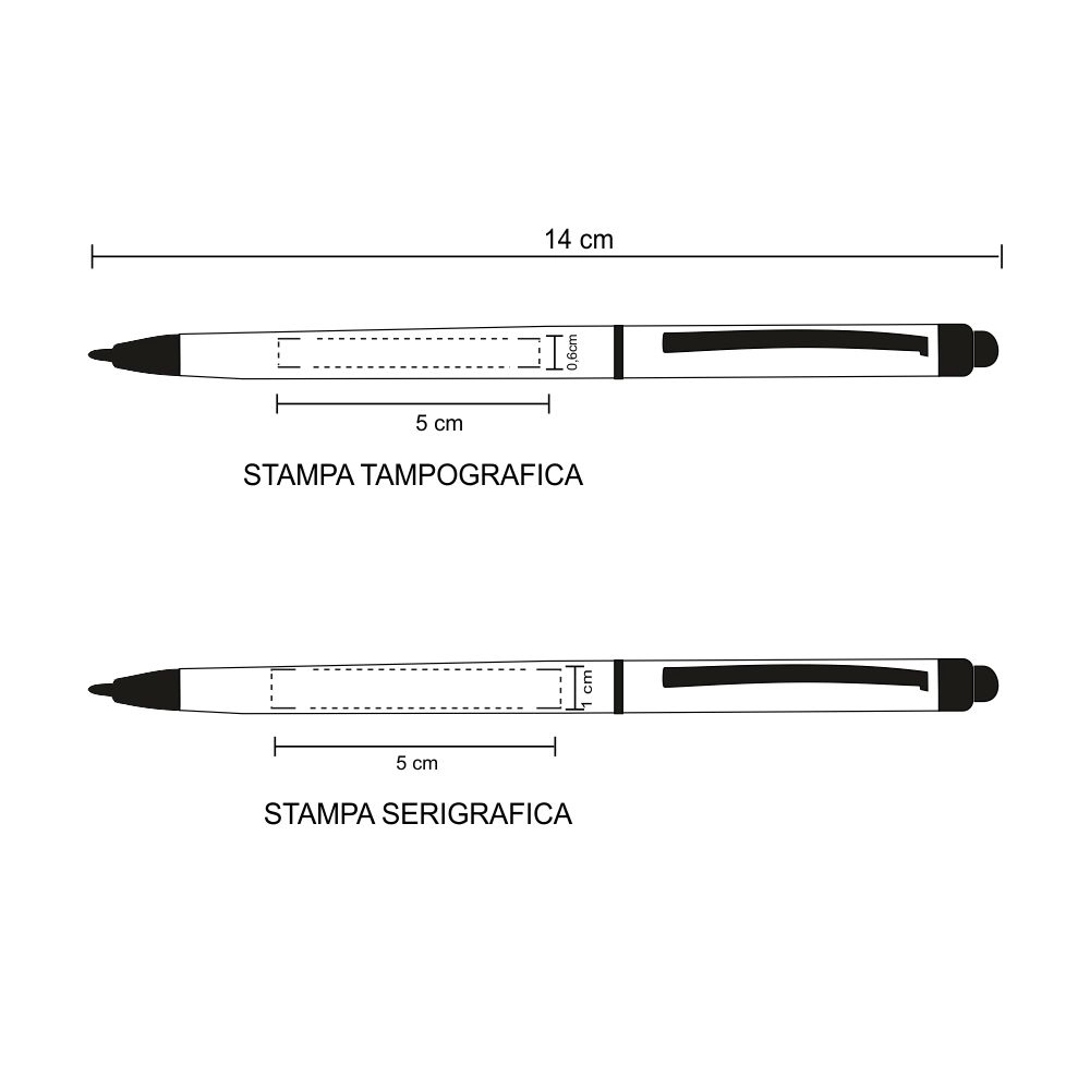 Immagine 5255 Ganesh - Penna Sfera Slim Touch