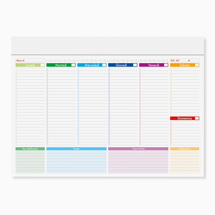 Immagine MINI PLANNING MULTICOLOR