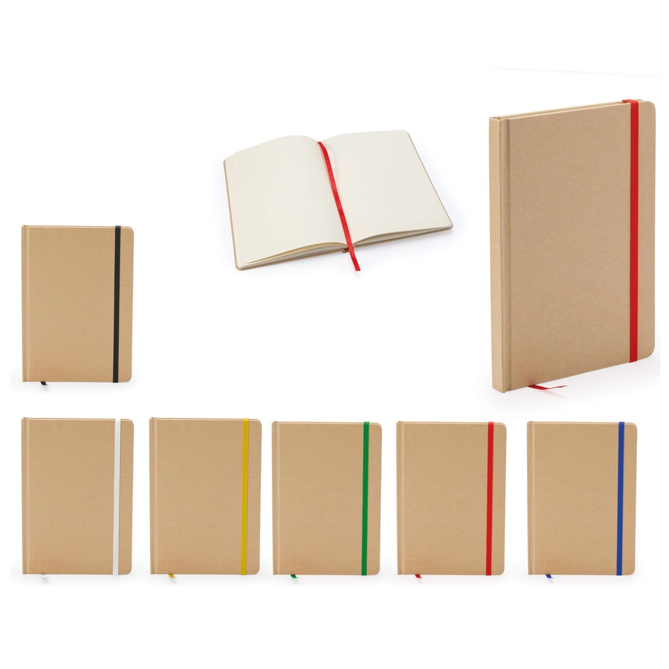 Immagine 2093 Righi - Blocco Note Formato A5 Con Copertina Rigida In Cartone Riciclato