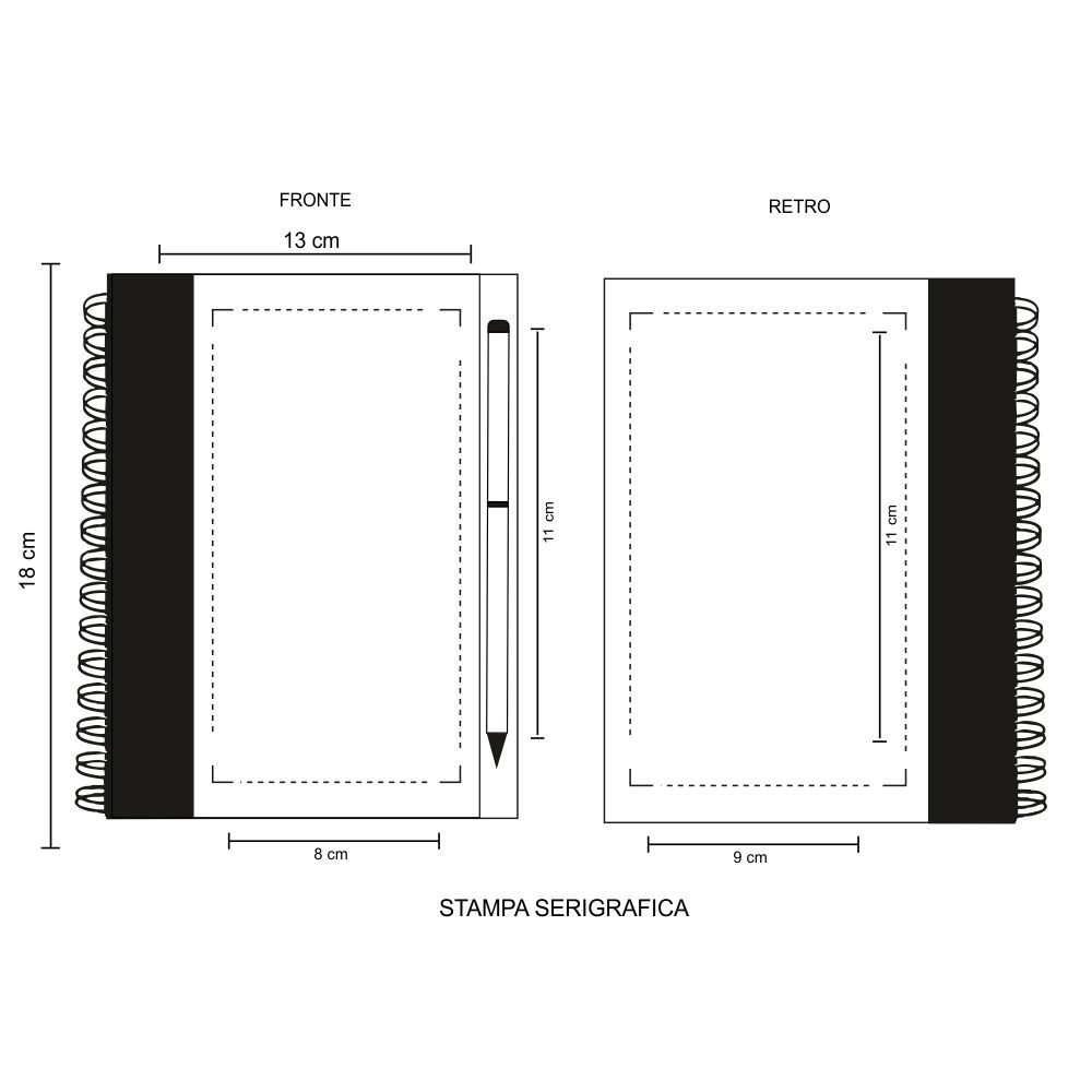 Immagine 2022 Delta - Blocco Notes Con Penna Cm 13x18