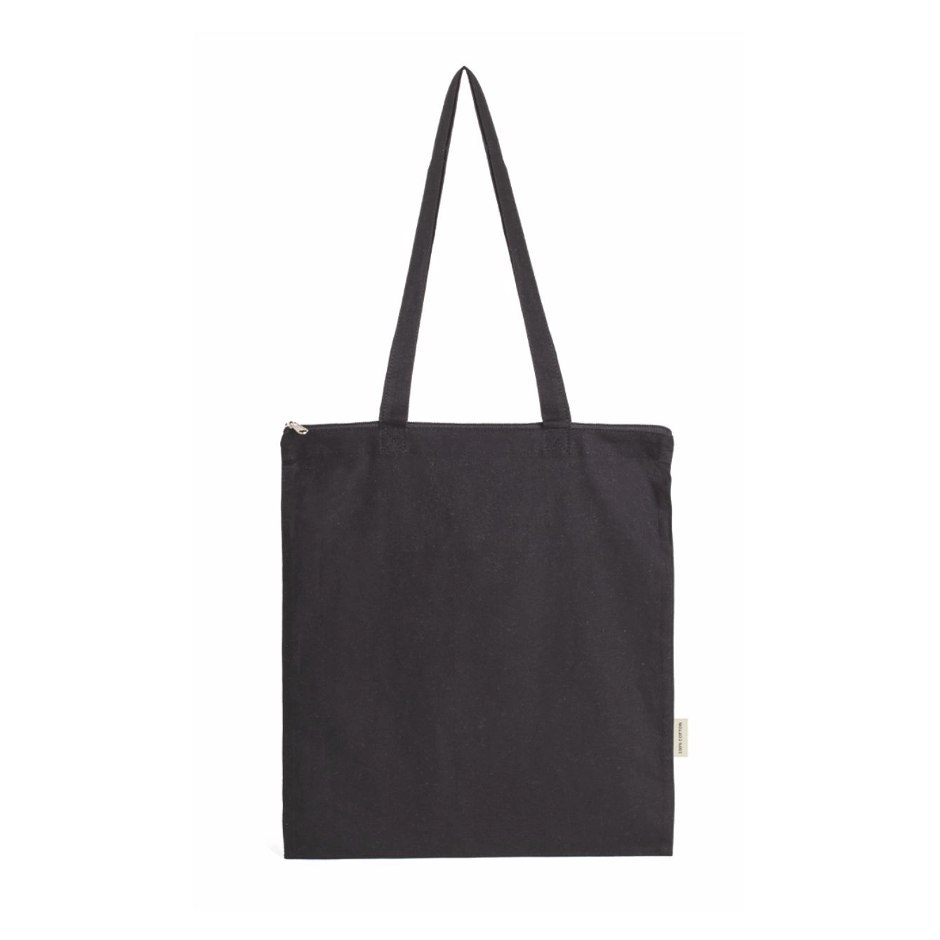 Immagine 1100 Fiona Black - Borsa Shopping In Cotone Dimensioni: cm 38x42