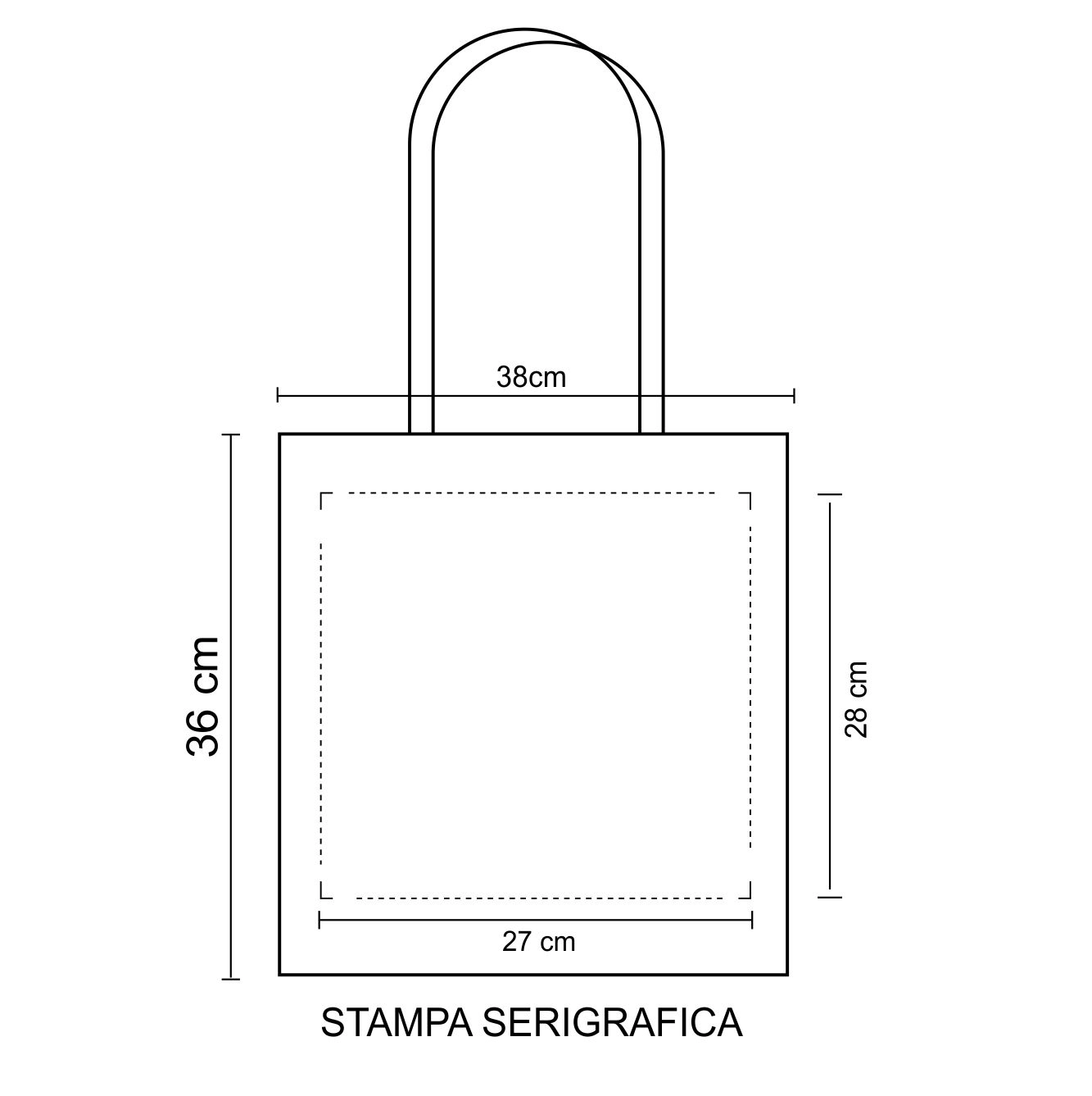 Immagine 1046 Ischia - Borsa Mare Dimensioni cm.38x36x15