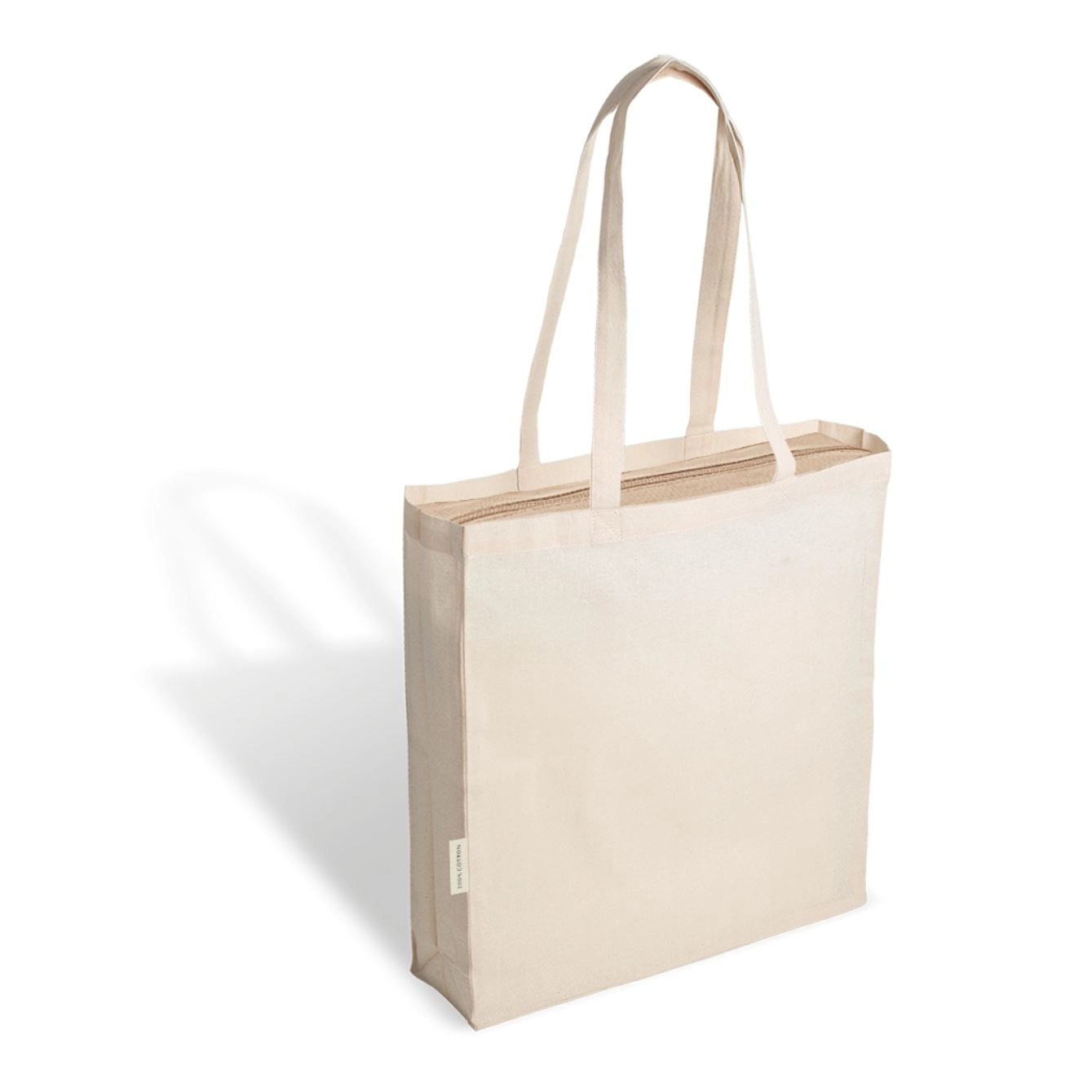 Immagine 1035 Lorena - Borsa Shopping In Canvas Natural Dimensioni: cm 38x42x10
