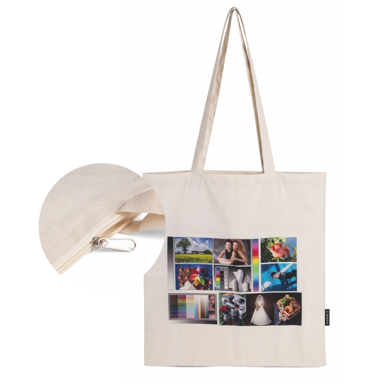 Immagine 1021 Sabi - Borsa Shopping Sublimatica In RPET Dimensioni: cm 38x43
