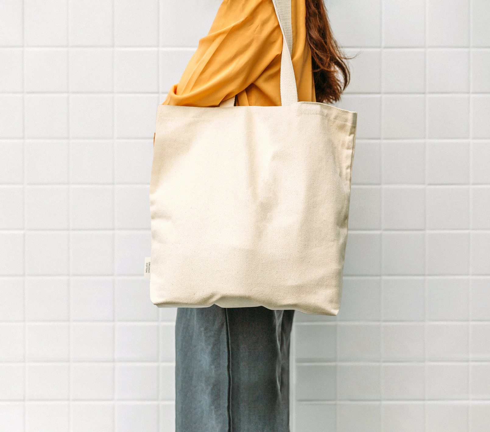 Immagine 0998 Sheila - Borsa Shopping In Cotone Organico Dimensioni 42x42