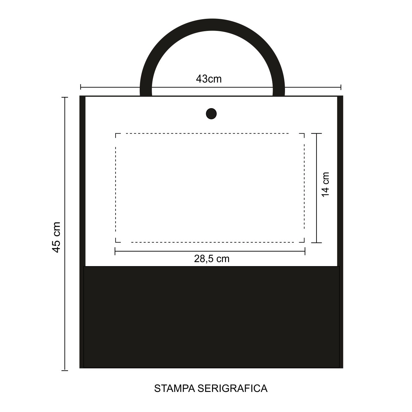 Immagine 0975 Susen - Borsa Shopping In Pp Dimensioni cm 43x45x24