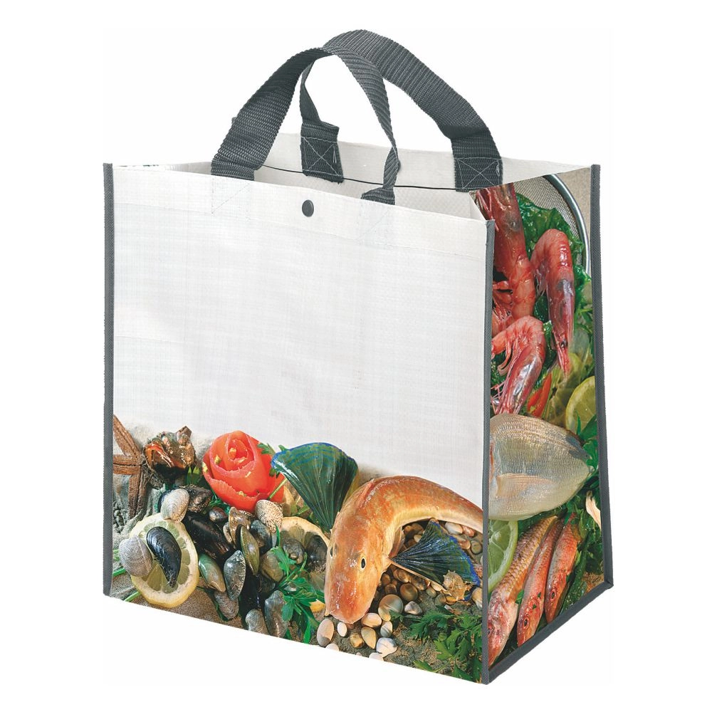 Immagine 0966 Psarl - Borsa Shopping Pesce Dimensioni cm.35x35x22