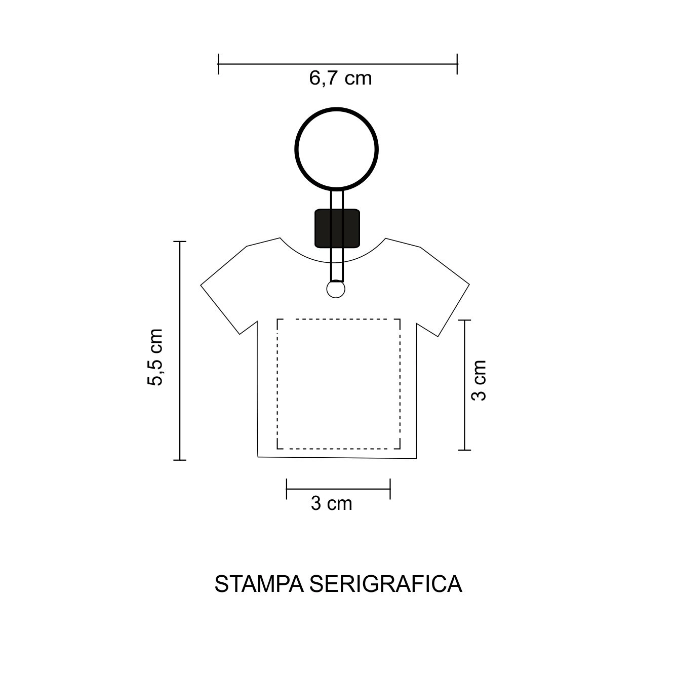 Immagine 0494 PORTACHIAVI T SHIRT