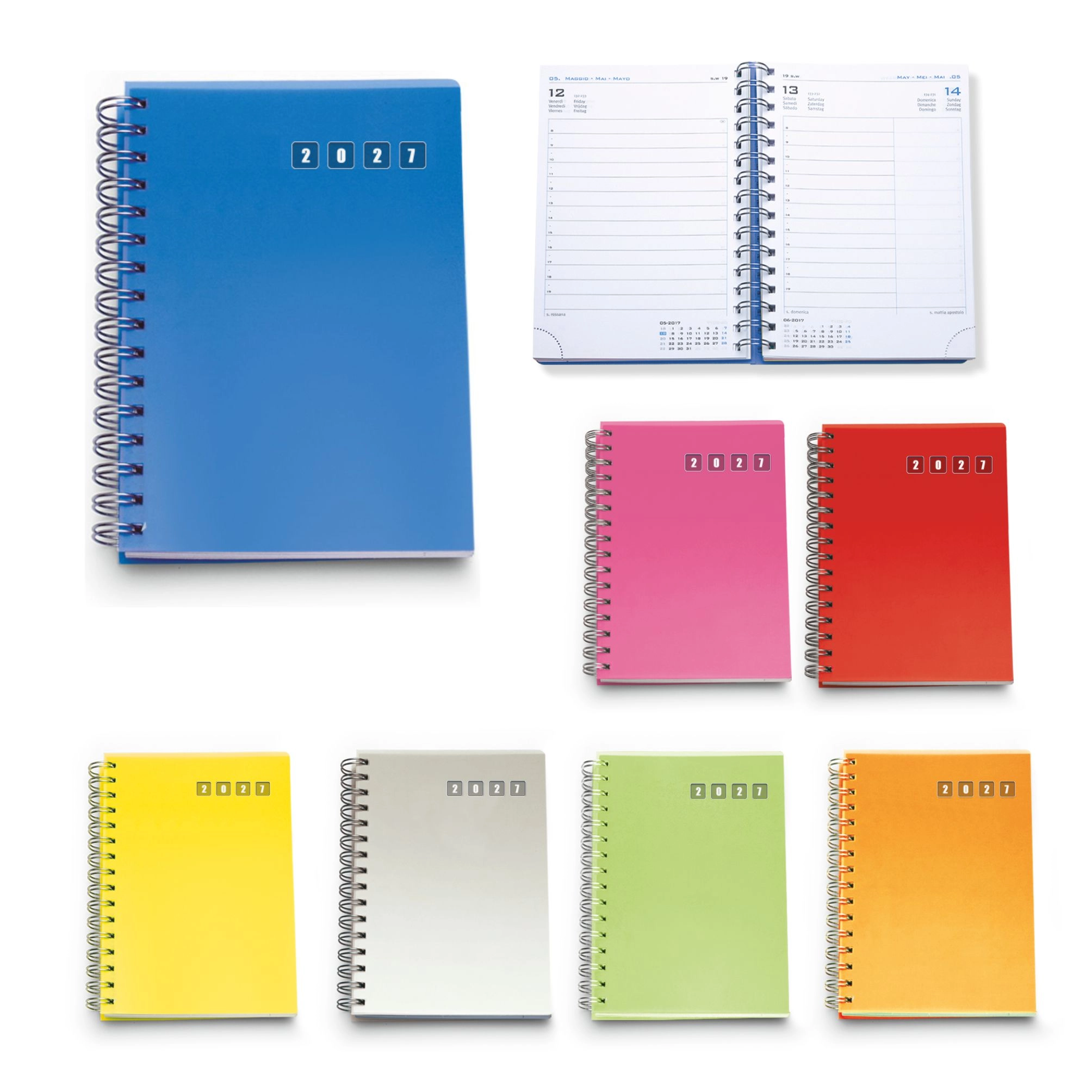 Immagine 0284 - AGENDA GIORNALIERA POLIPROPILENE CM 15X21
