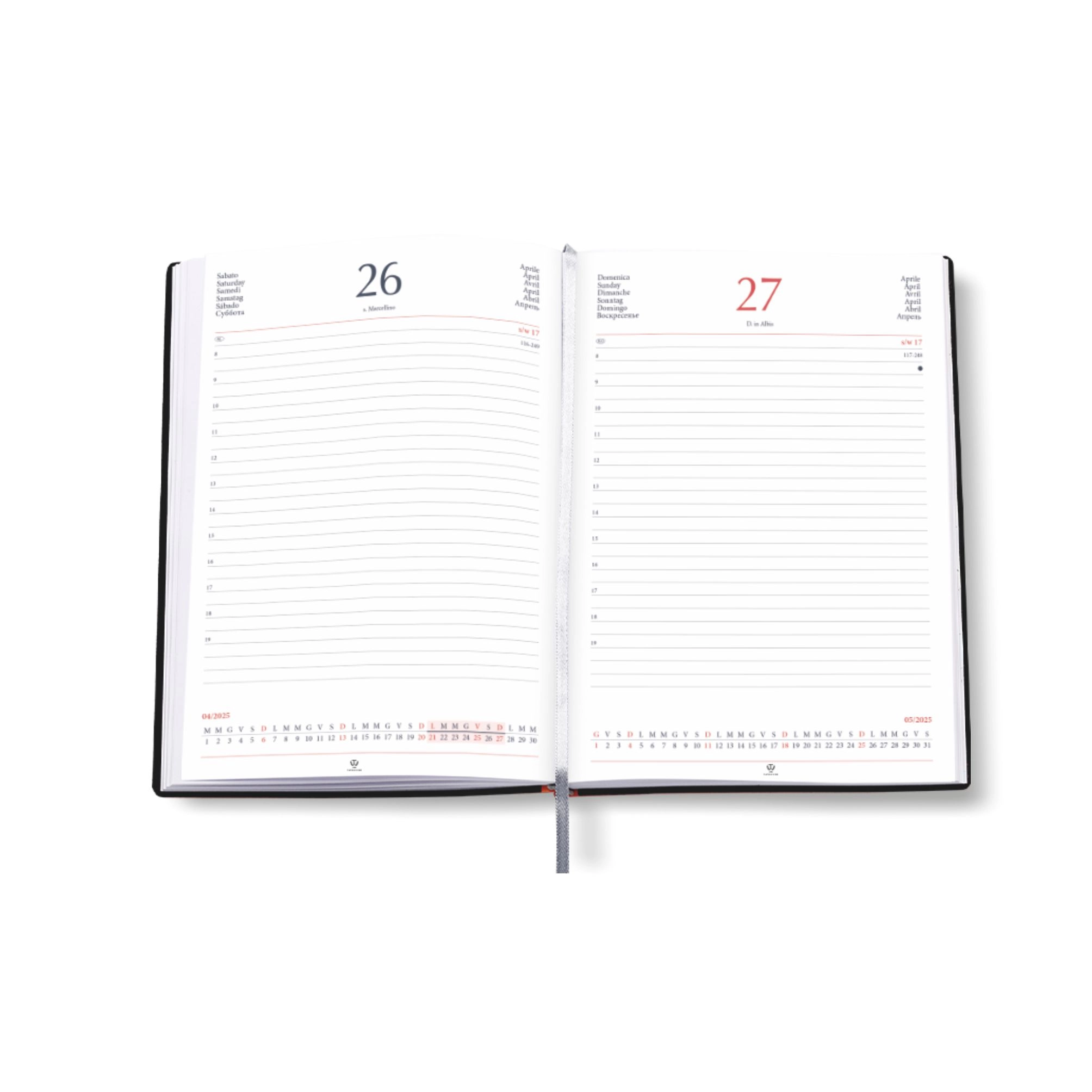Immagine 0159 Agenda Giornaliera 17x24 Tavecchi 396 pag.