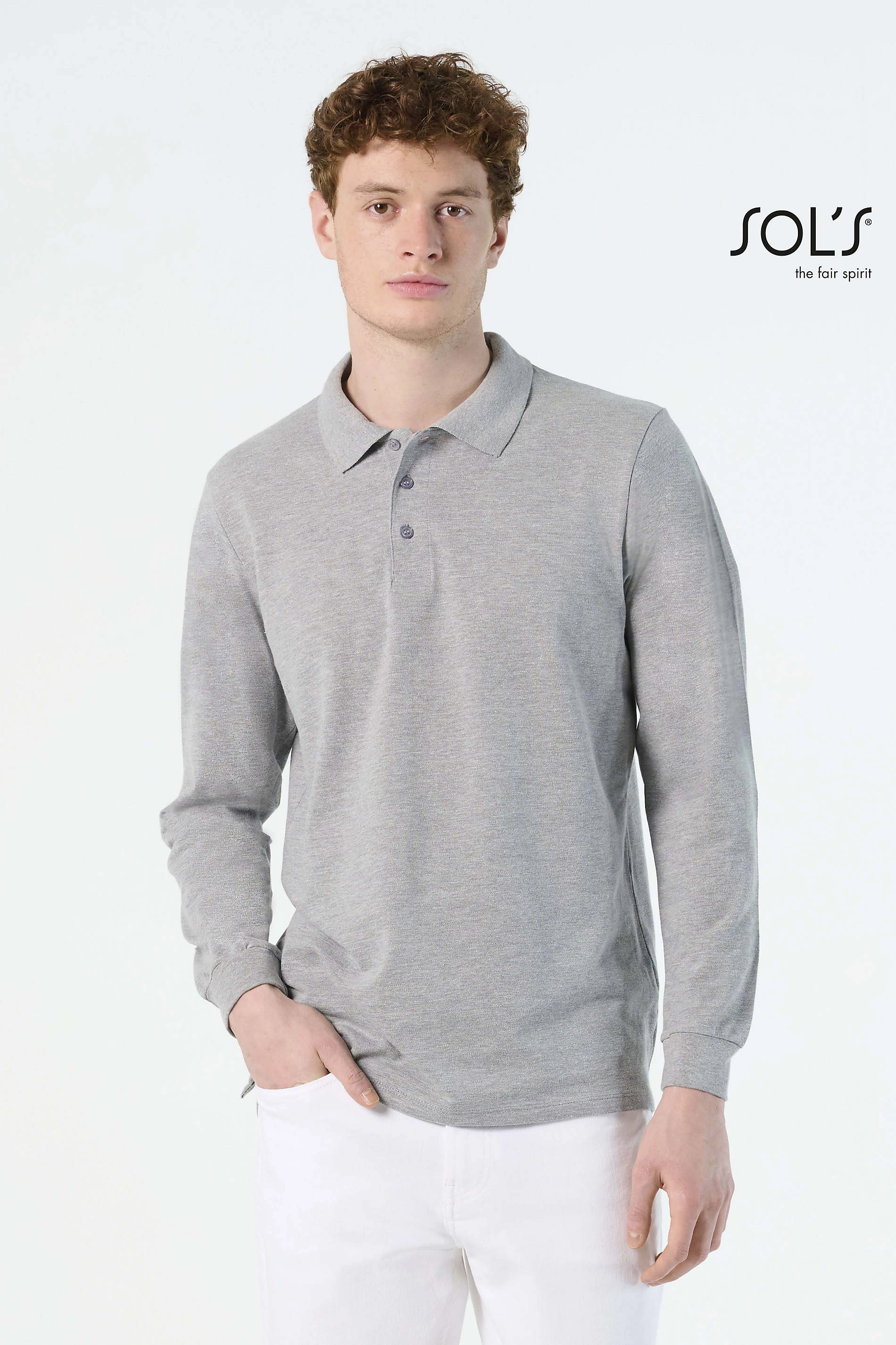 Immagine polo manica lunga uomo STAR