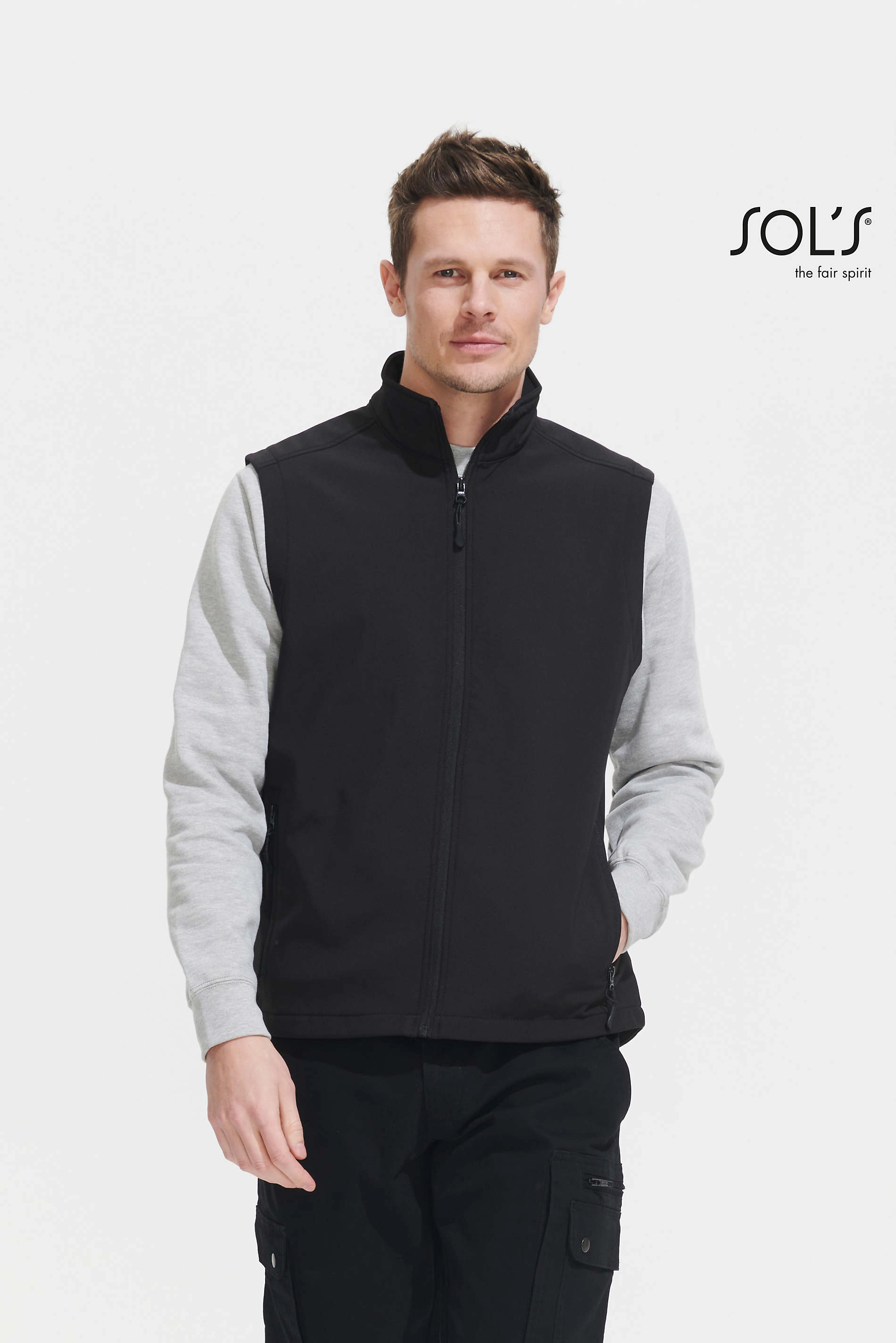 Immagine Gilet Softshell uomo RACE BW 