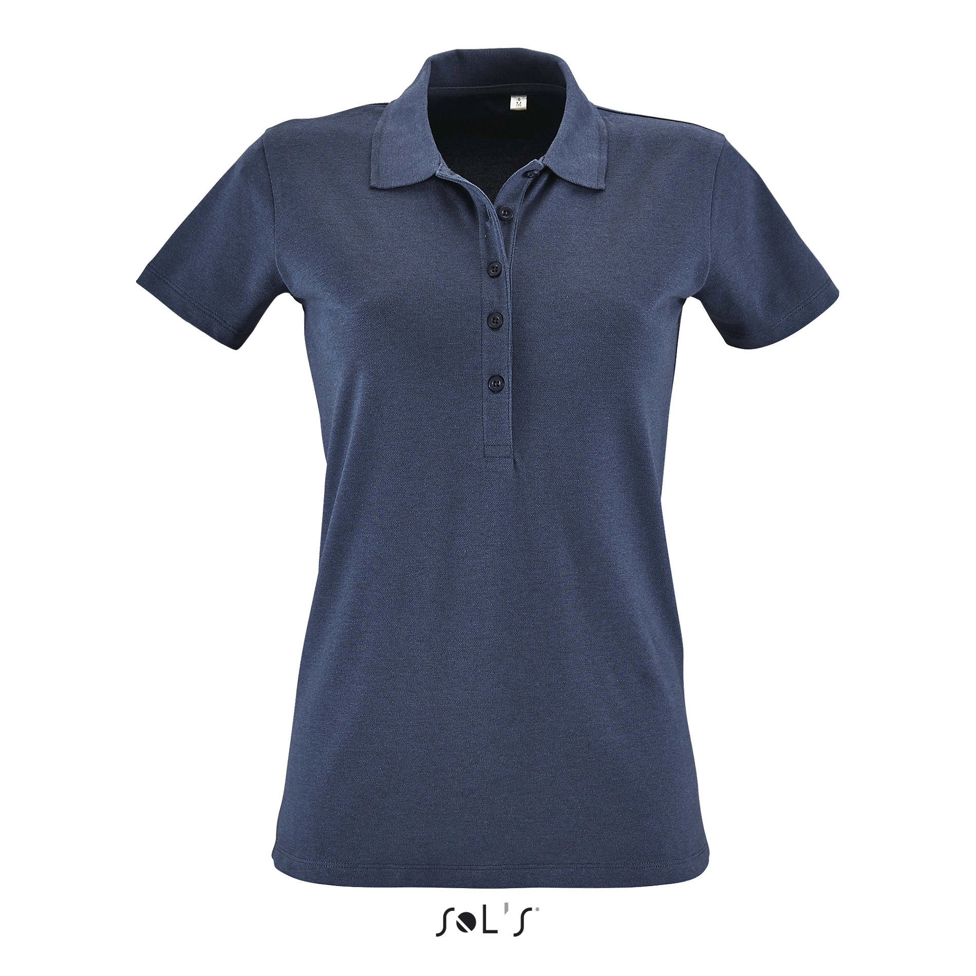 Immagine polo donna PHOENIX | 95% cot+5% ela | 220 gr personalizzata con stampa o ricamo