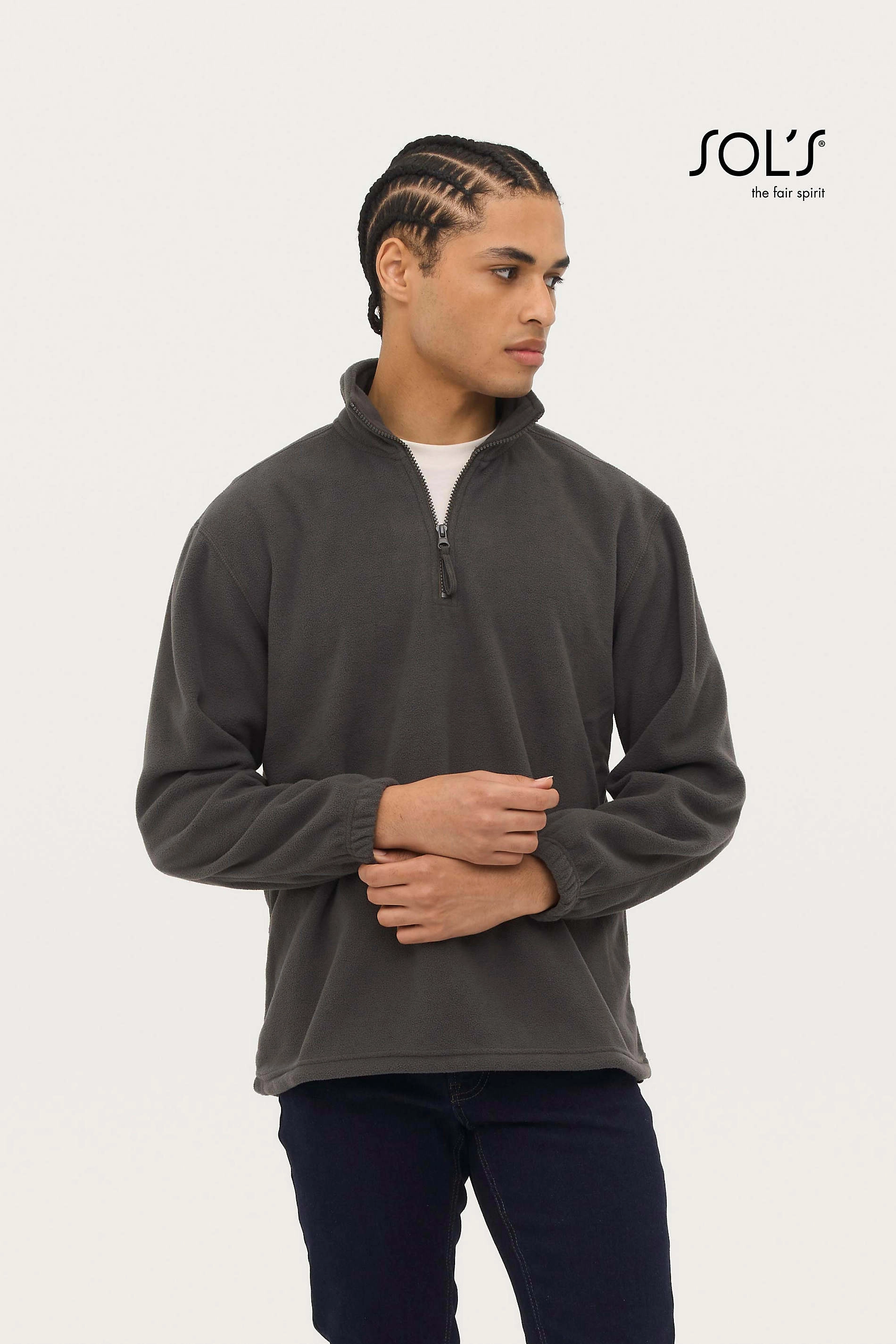 Immagine Pile mezza zip unisex NESS