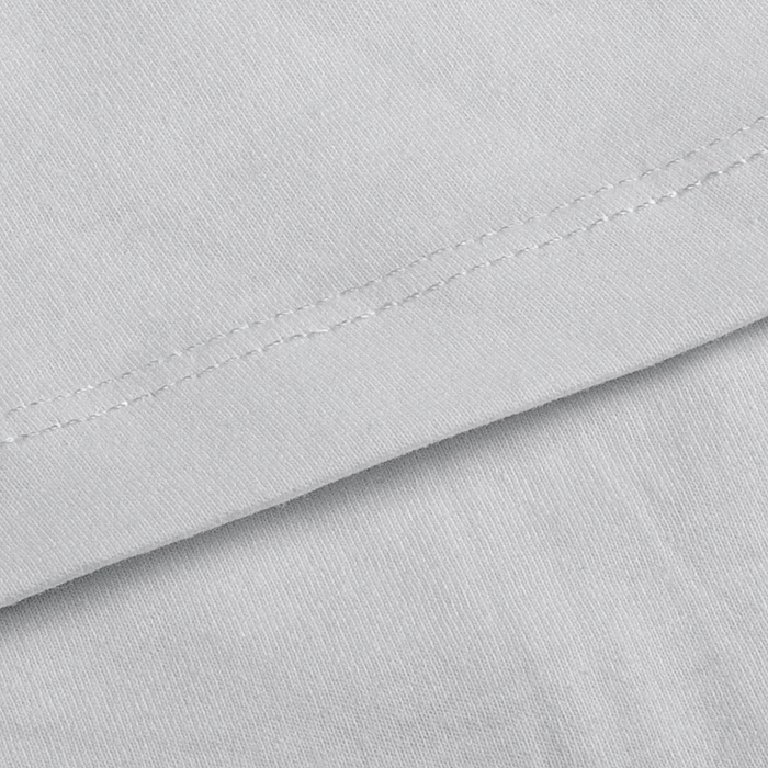 Immagine t-shirt adulto cotone biologico pettinato girocollo a costina rinforzata - WHITE ORGANIC