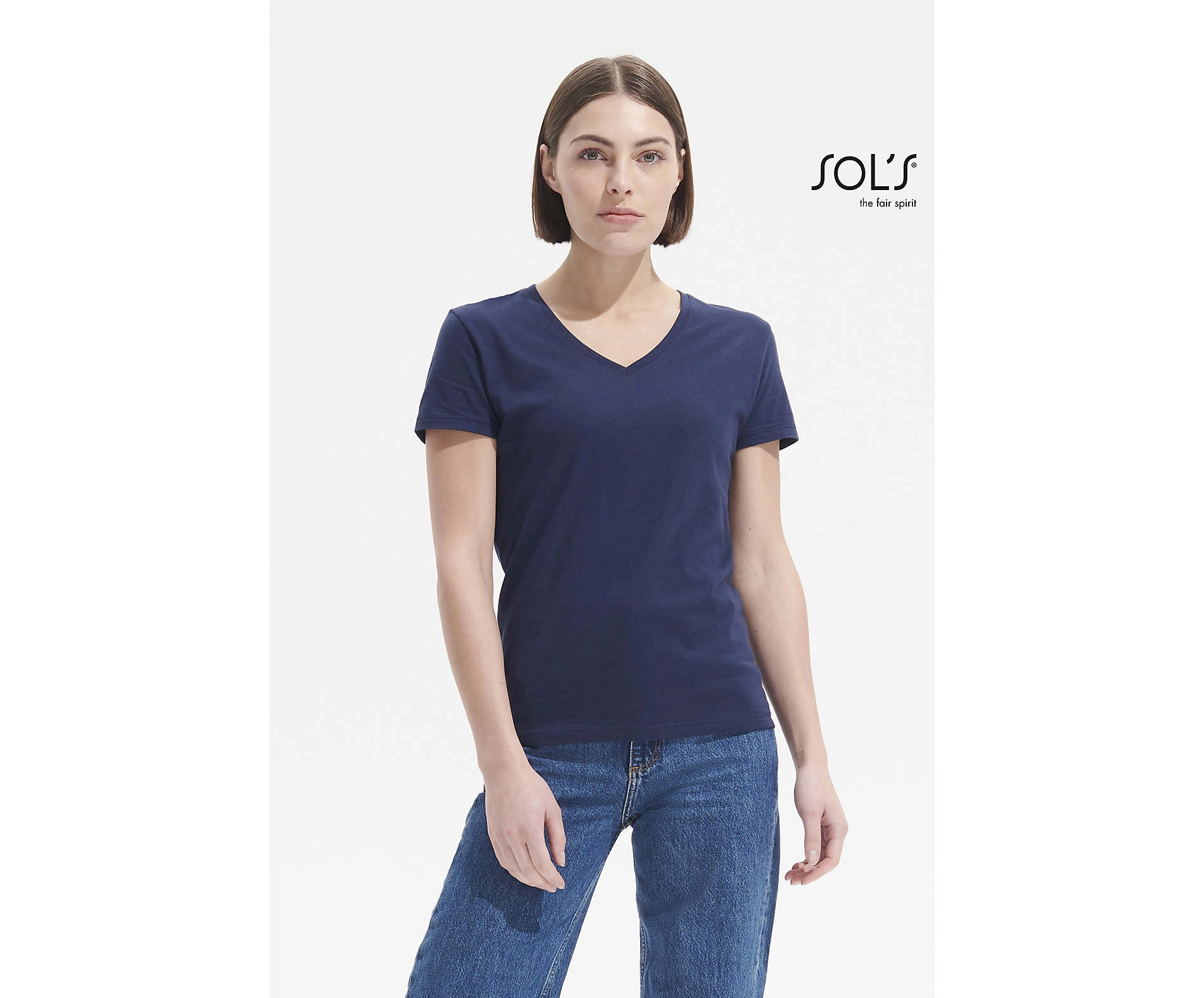 Immagine T-shirt donna collo a V IMPERIAL