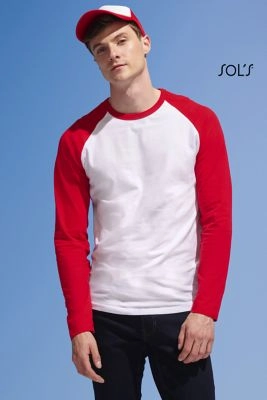 Immagine T-shirt manica lunga bicolore uomo FUNKY