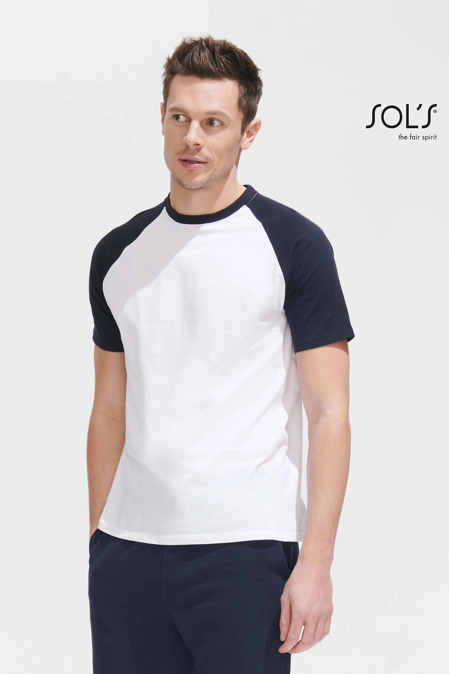 Immagine T-shirt bicolore uomo FUNKY