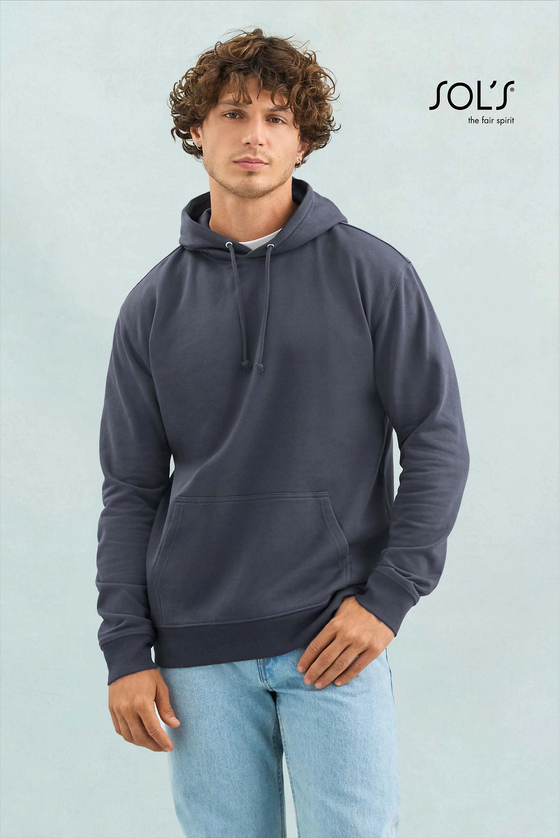 Immagine Felpa poliestere riciclato cappuccio unisex CONDOR