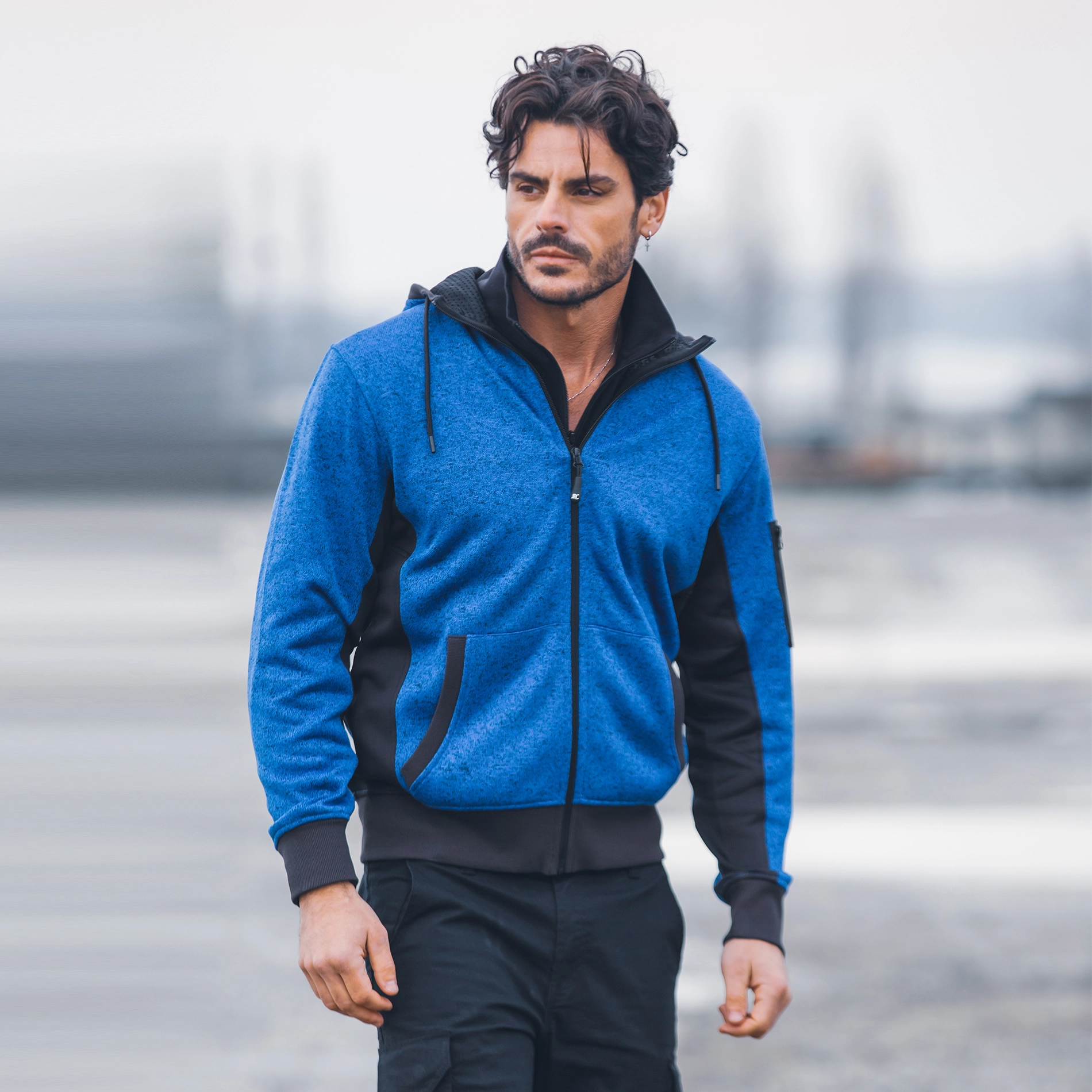 Immagine Knitted Fleece New Quebec Man