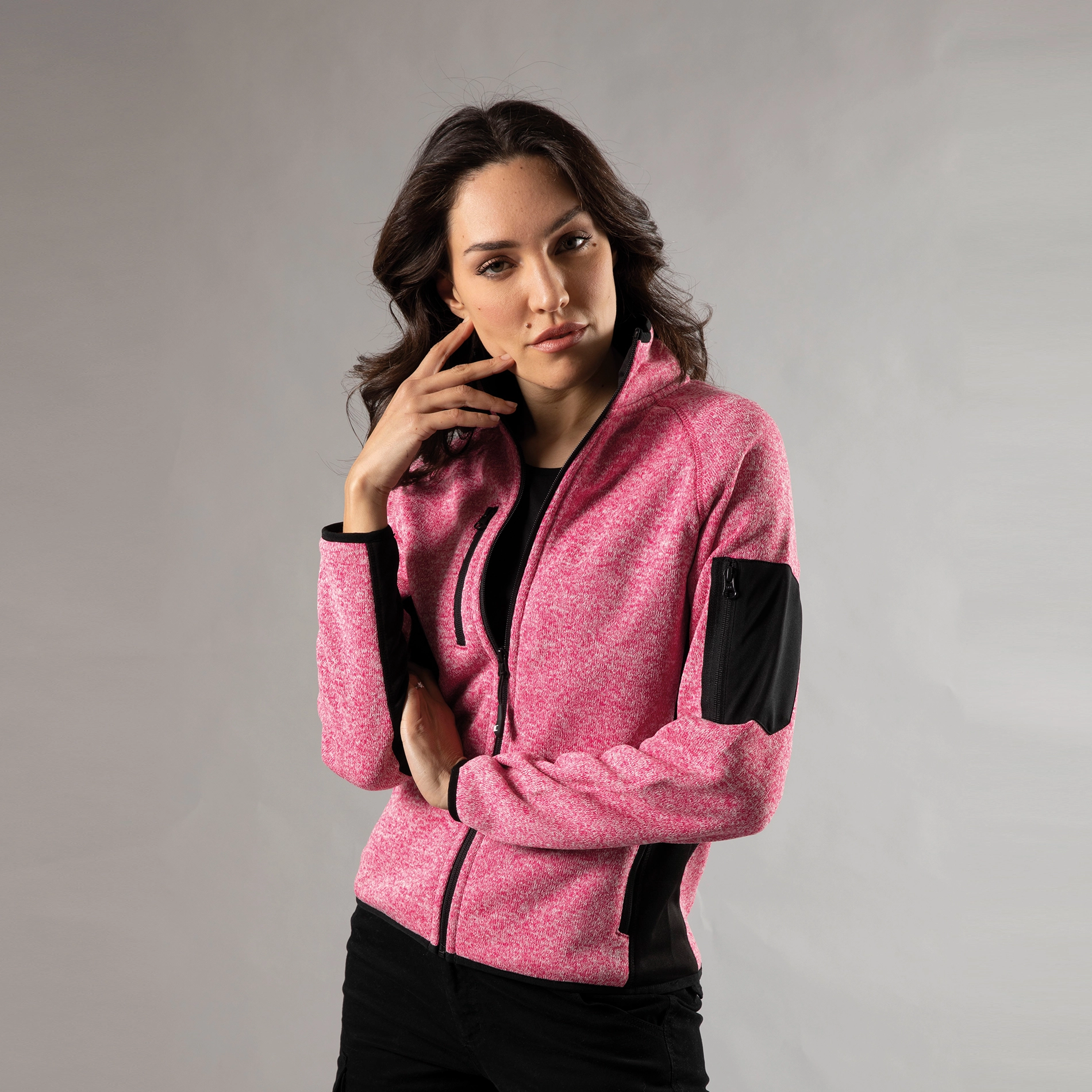 Immagine Knitted fleece Monviso Lady