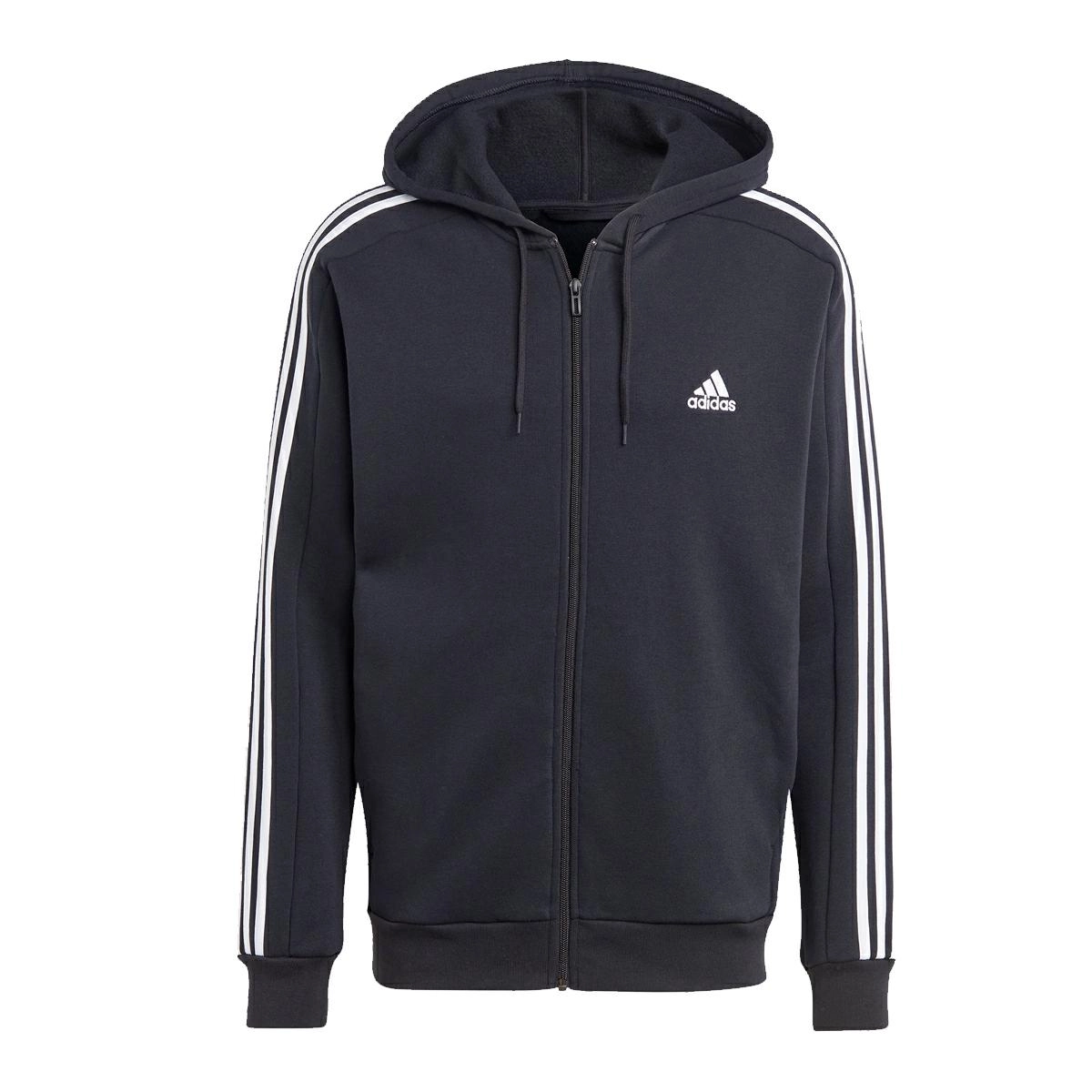 Immagine FELPA UOMO ESSENTIALS FLEECE 3STRIPES FULL ZIP ADIDAS