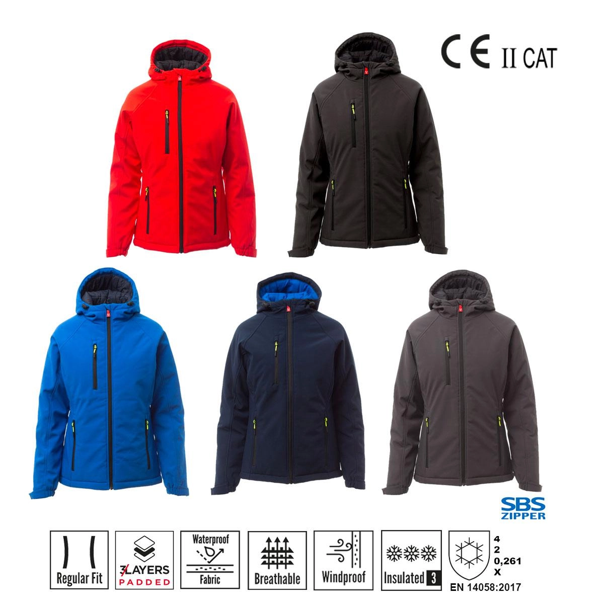 Immagine GALE PAD LADY PAYPER SOFT SHELL 3 STRATI