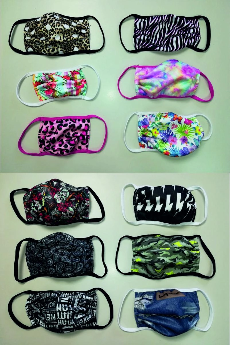 Immagine MASCHERINA COTONE/POLIESTERE LAVABILE ADULTO UNISEX