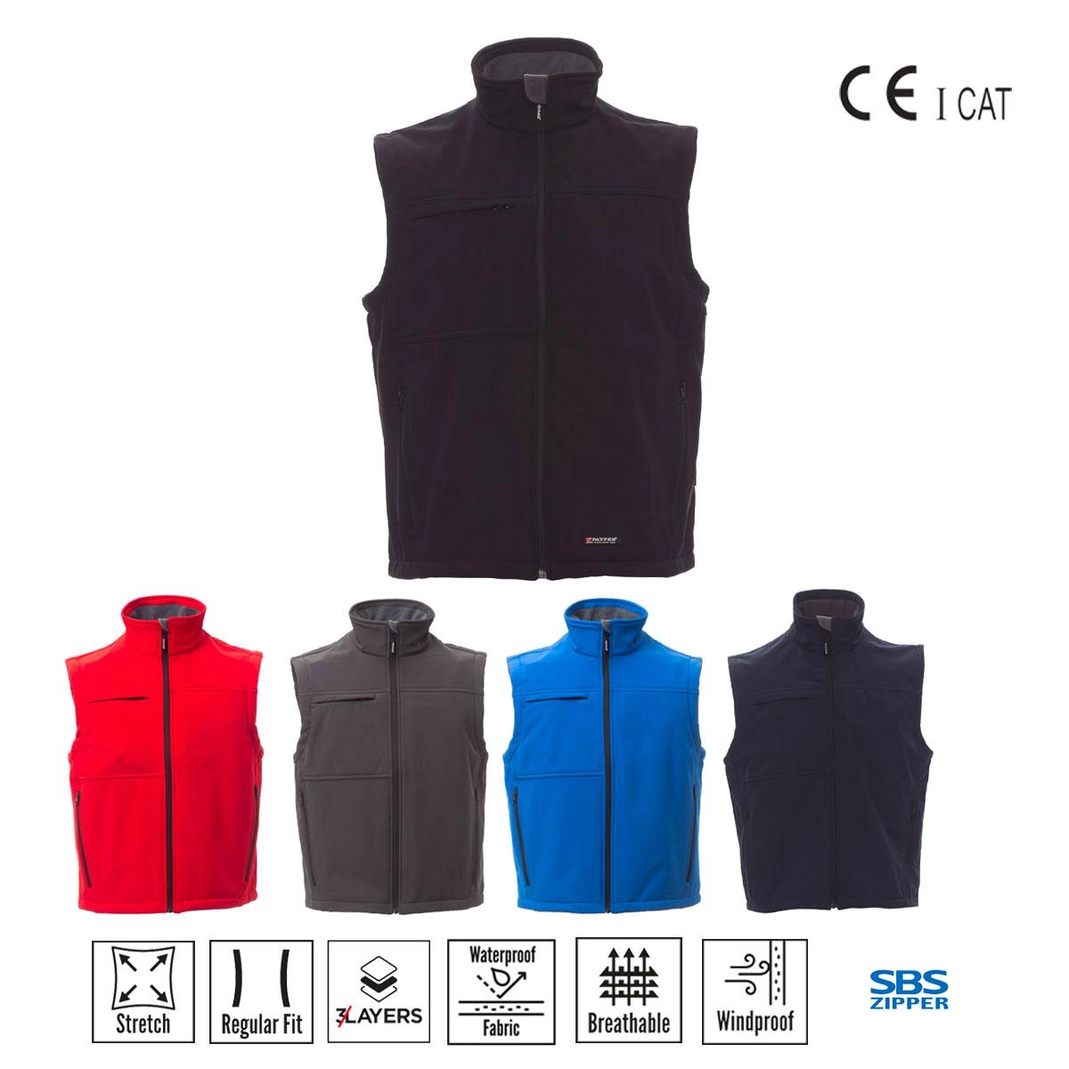 Immagine BERING GILET ERGONOMICO CON ZIP INTER PAYPER