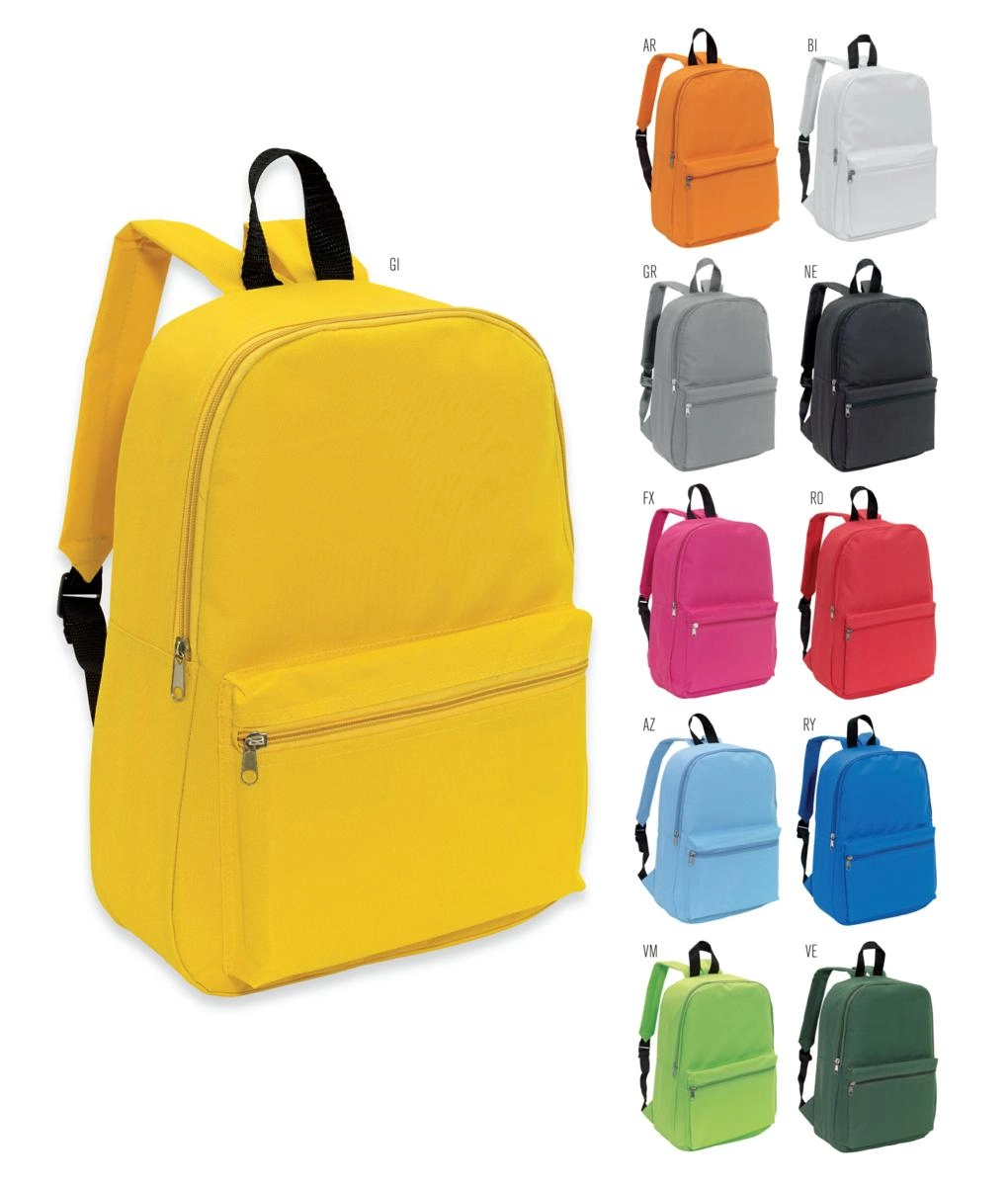 Immagine ZAINO CON TASCA ANTERIORE E CERNIERA