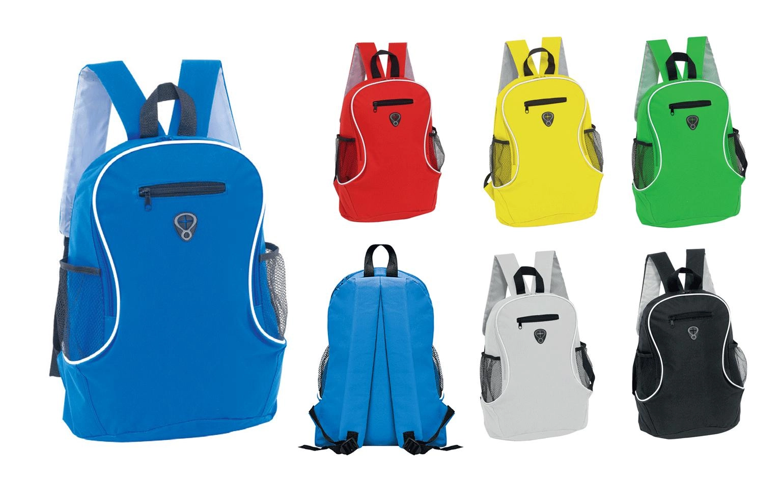 Immagine Zaino in poliestere con scomparto frontale