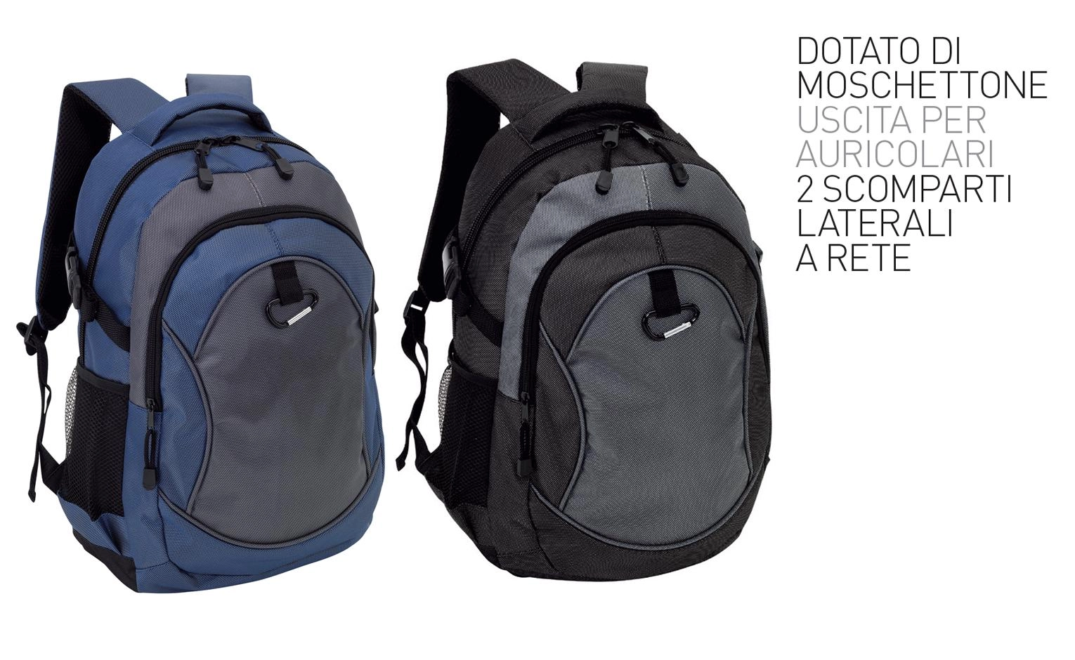 Immagine ZAINO CON SCOMPARTO FRONTALE