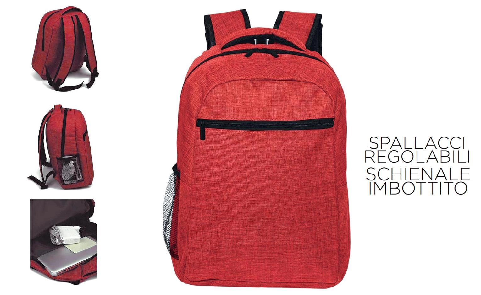 Immagine ZAINO PORTA COMPUTER IN POLIESTERE 600D