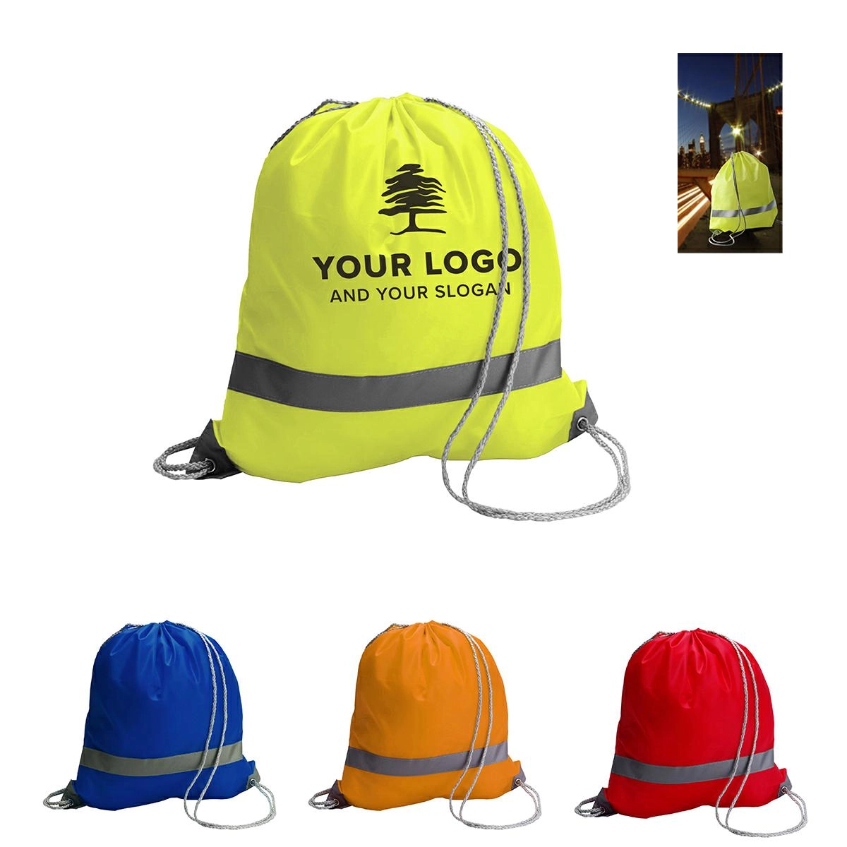 Immagine ZAINETTO CON BANDE RIFLETTENTI DI SICUREZZA