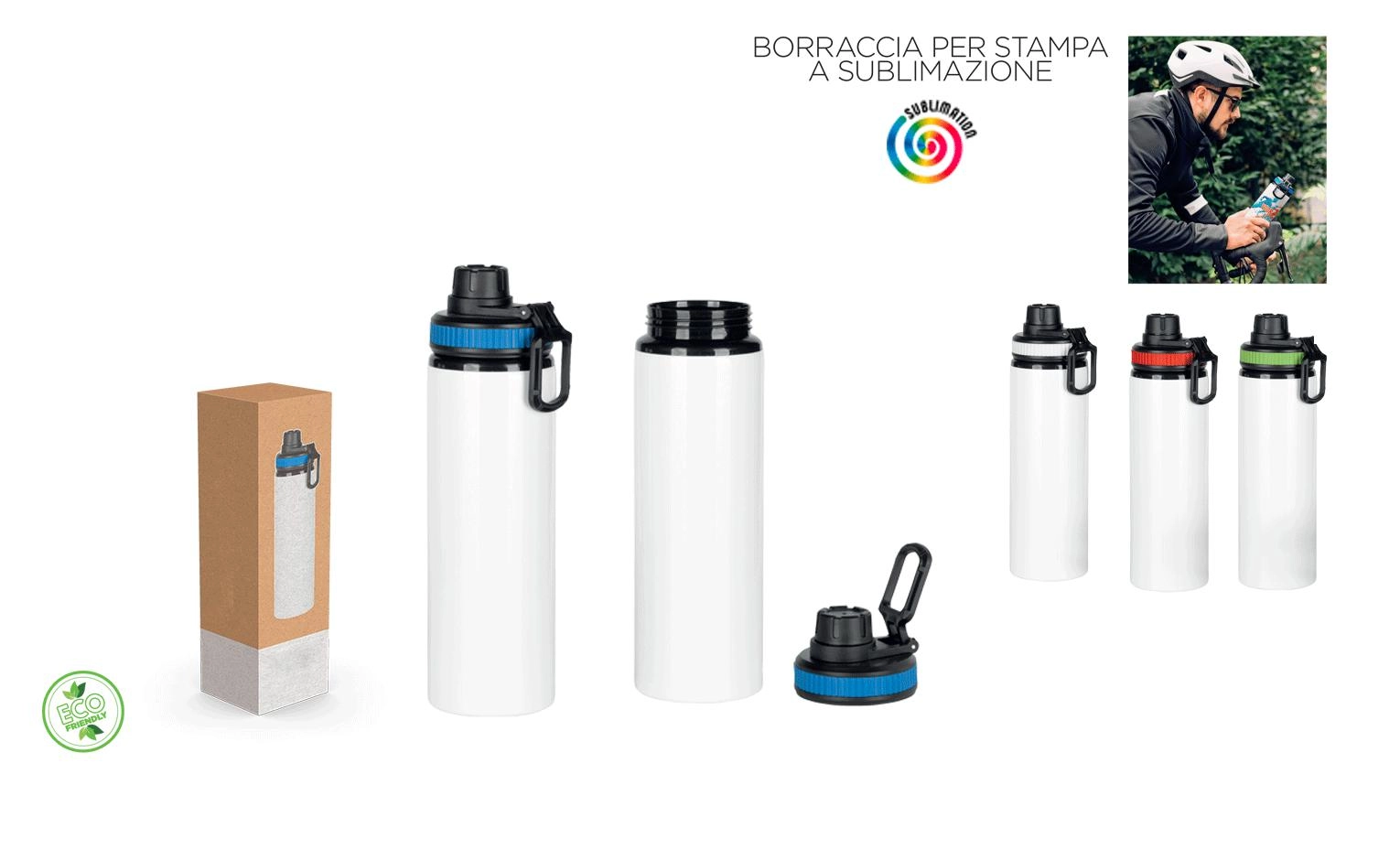Immagine BORRACCIA PER SUBLIMAZIONE 800ML IN ALLUMINIO