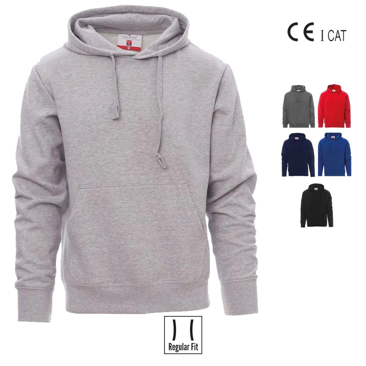 Immagine TORONTO FELPA DA UOMO CON CAPPUCCIO 280gr.PAYPER