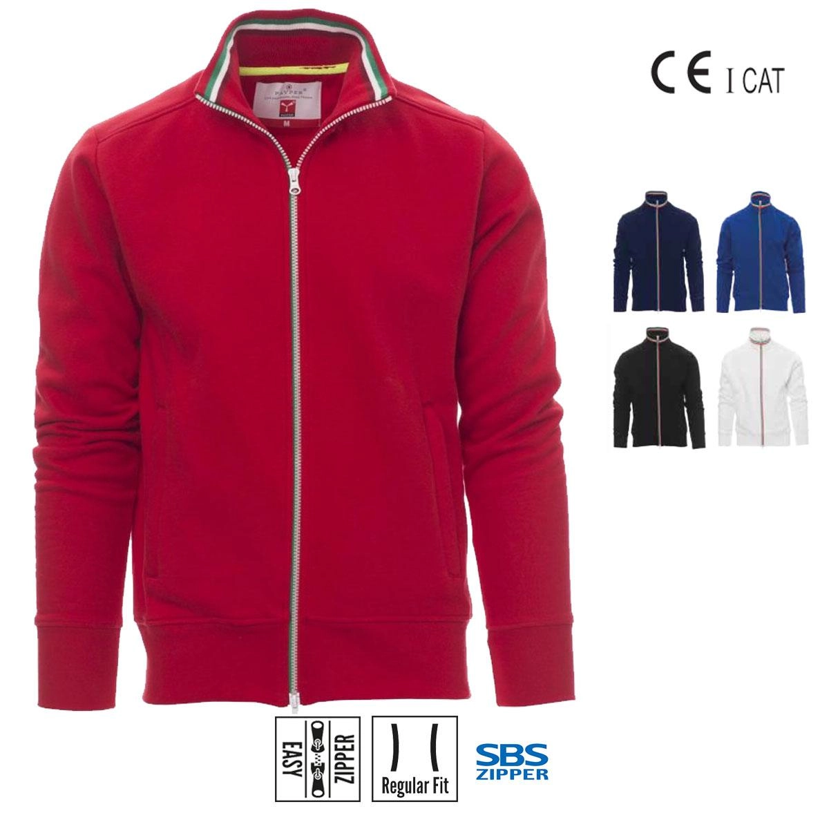 Immagine NAZIONALE FELPA FULL ZIP 300 GR. PAYPER