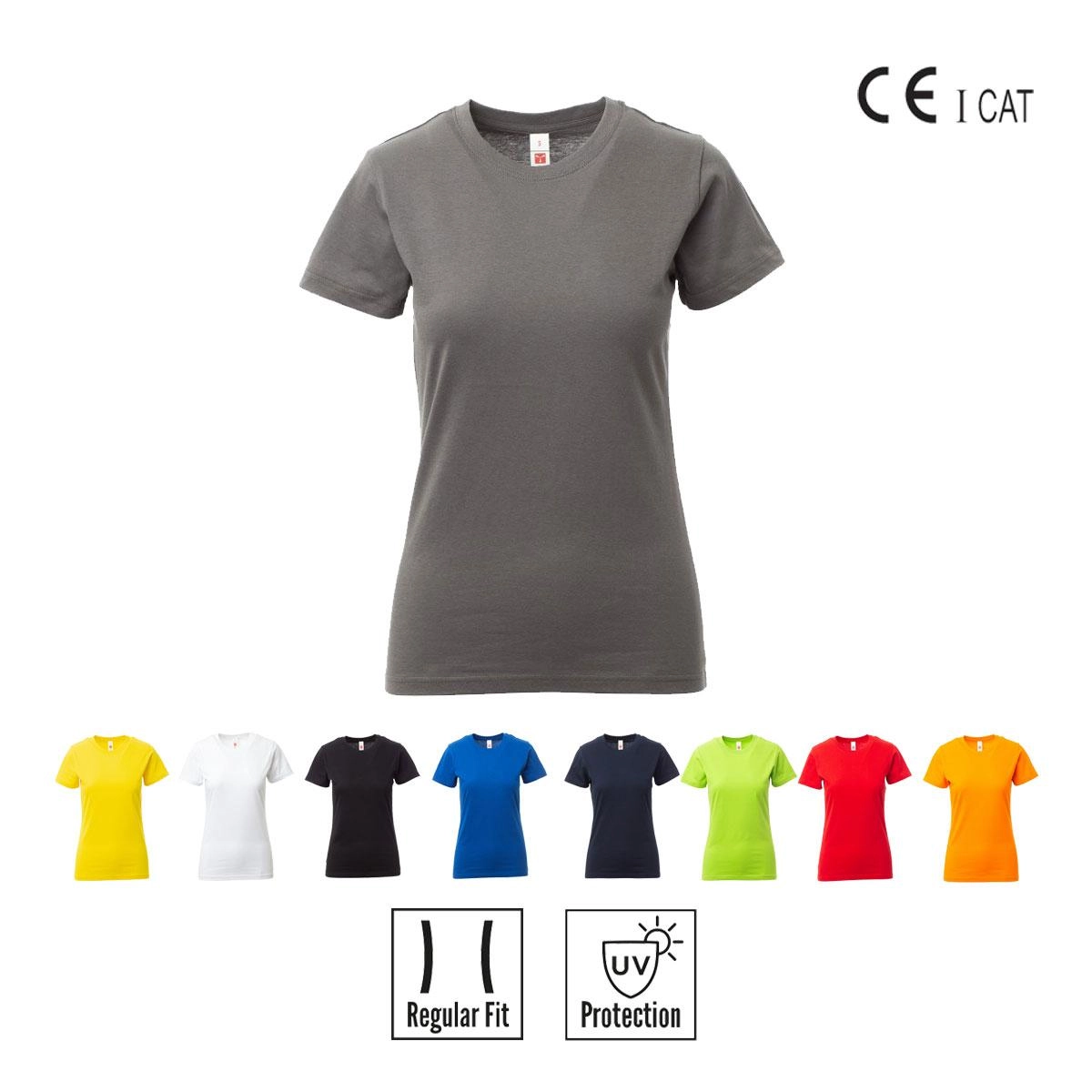 Immagine PRINT LADY T-SHIRT GIROCOLLO DONNA PAYPER 150 gr.