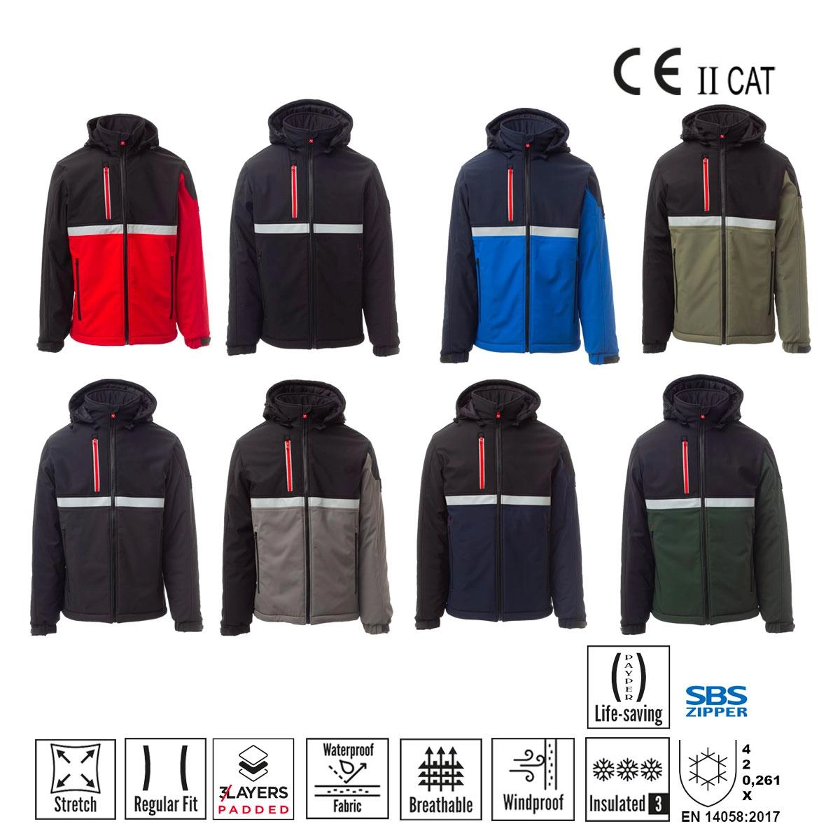 Immagine WISE PAD SOFT SHELL 3 STRATI DA UOMO PAYPER